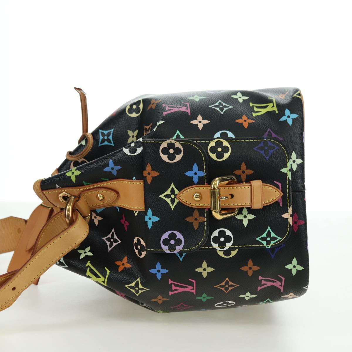 LOUIS VUITTON Monogram Multicolor Petit Noe Bag Black M42230 LV Auth 176094V