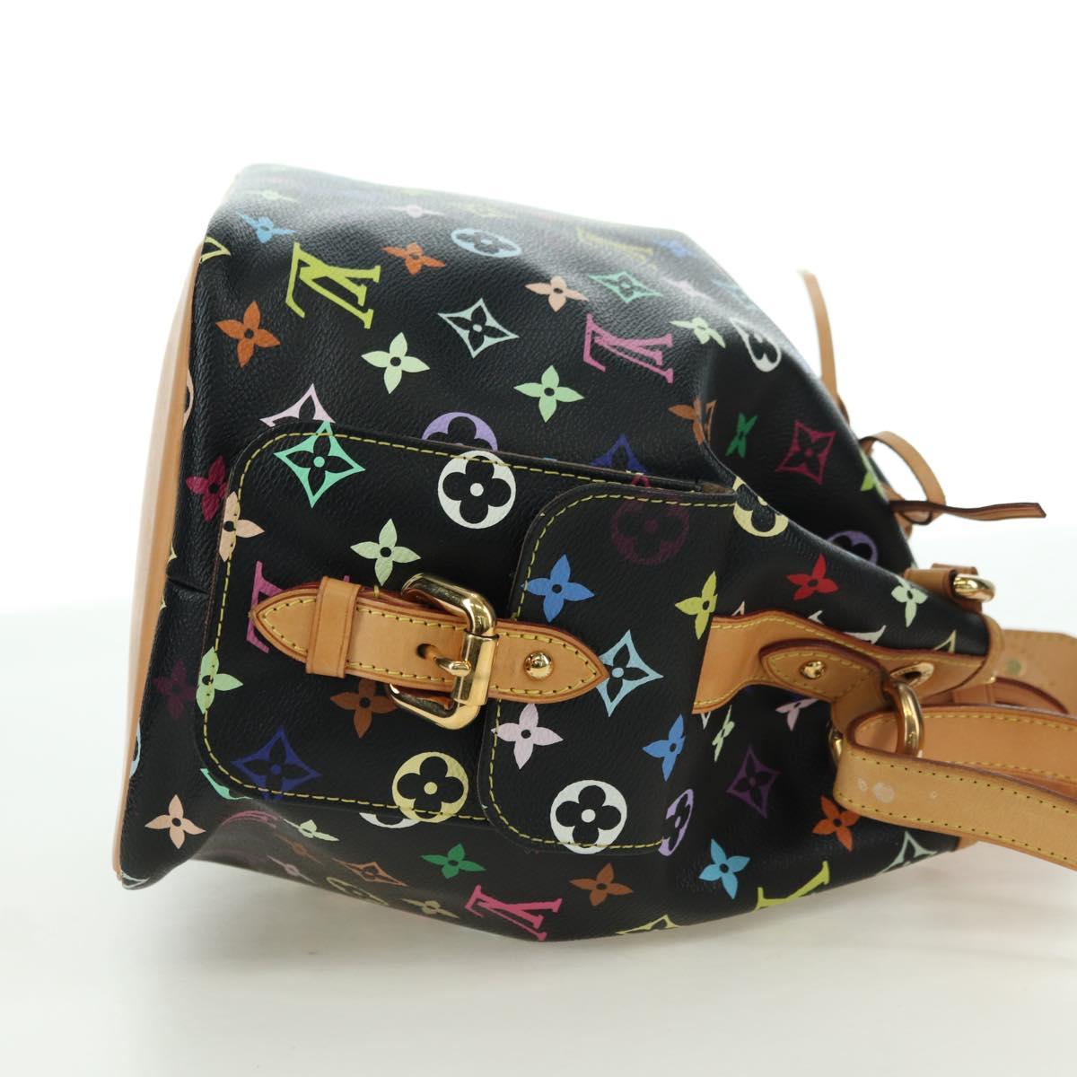 LOUIS VUITTON Monogram Multicolor Petit Noe Bag Black M42230 LV Auth 176094V