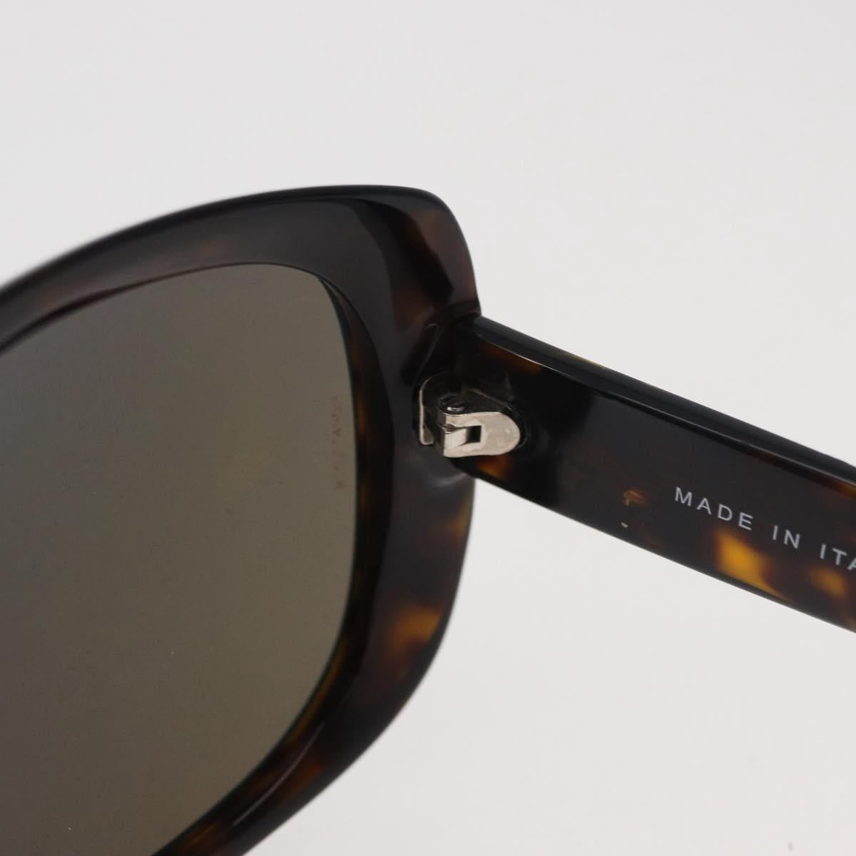 CHANEL COCO Mark Sunglasses plastic Black CC Auth 176107