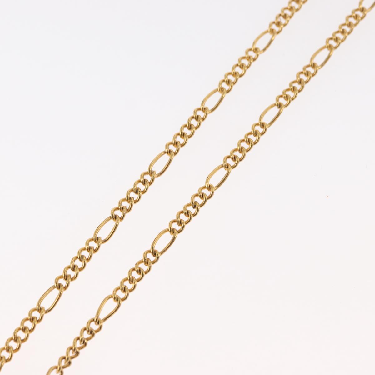VERSACE Necklace metal Gold Tone Auth 176118A