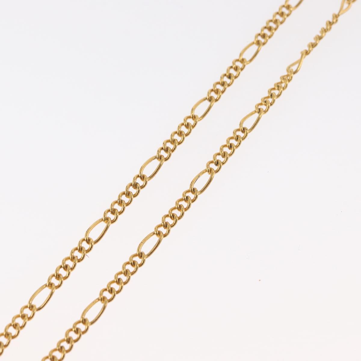 VERSACE Necklace metal Gold Tone Auth 176118A