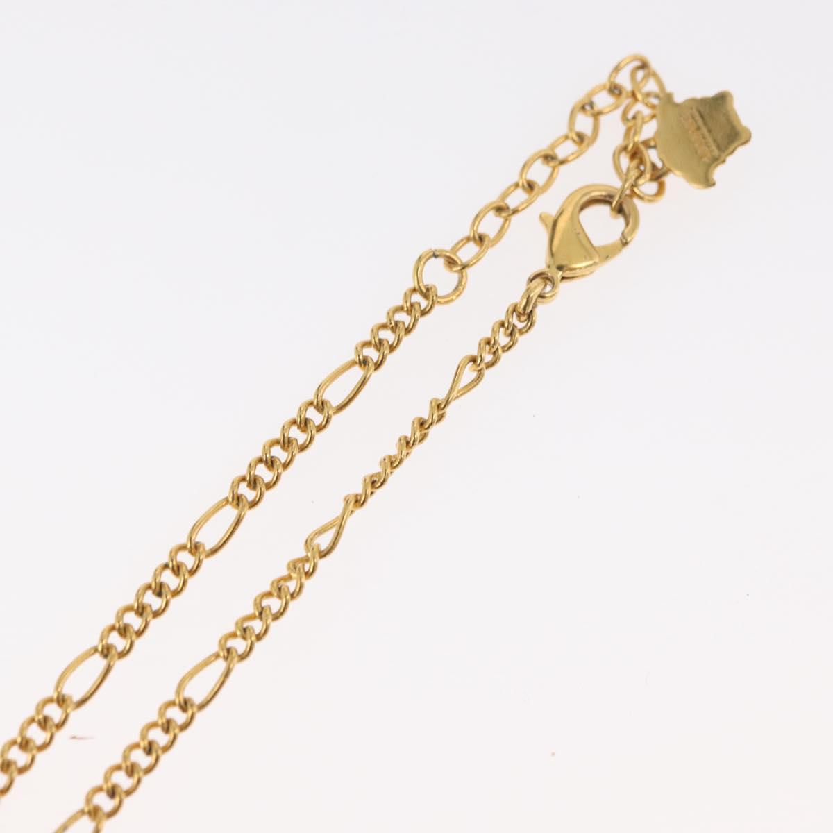 VERSACE Necklace metal Gold Tone Auth 176118A