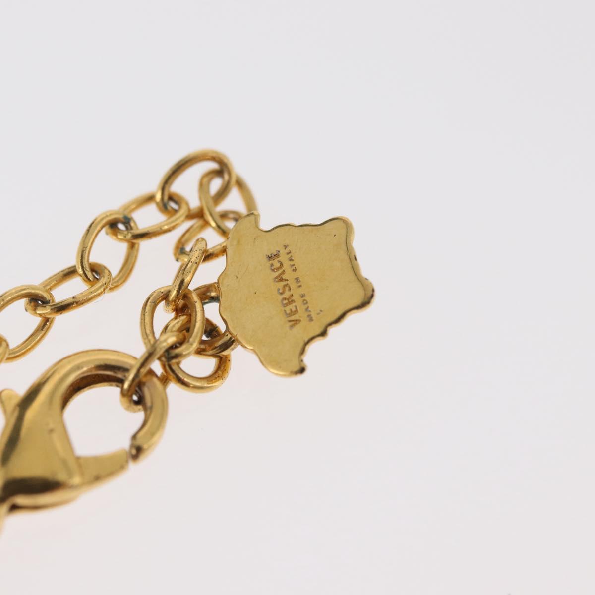 VERSACE Necklace metal Gold Tone Auth 176118A