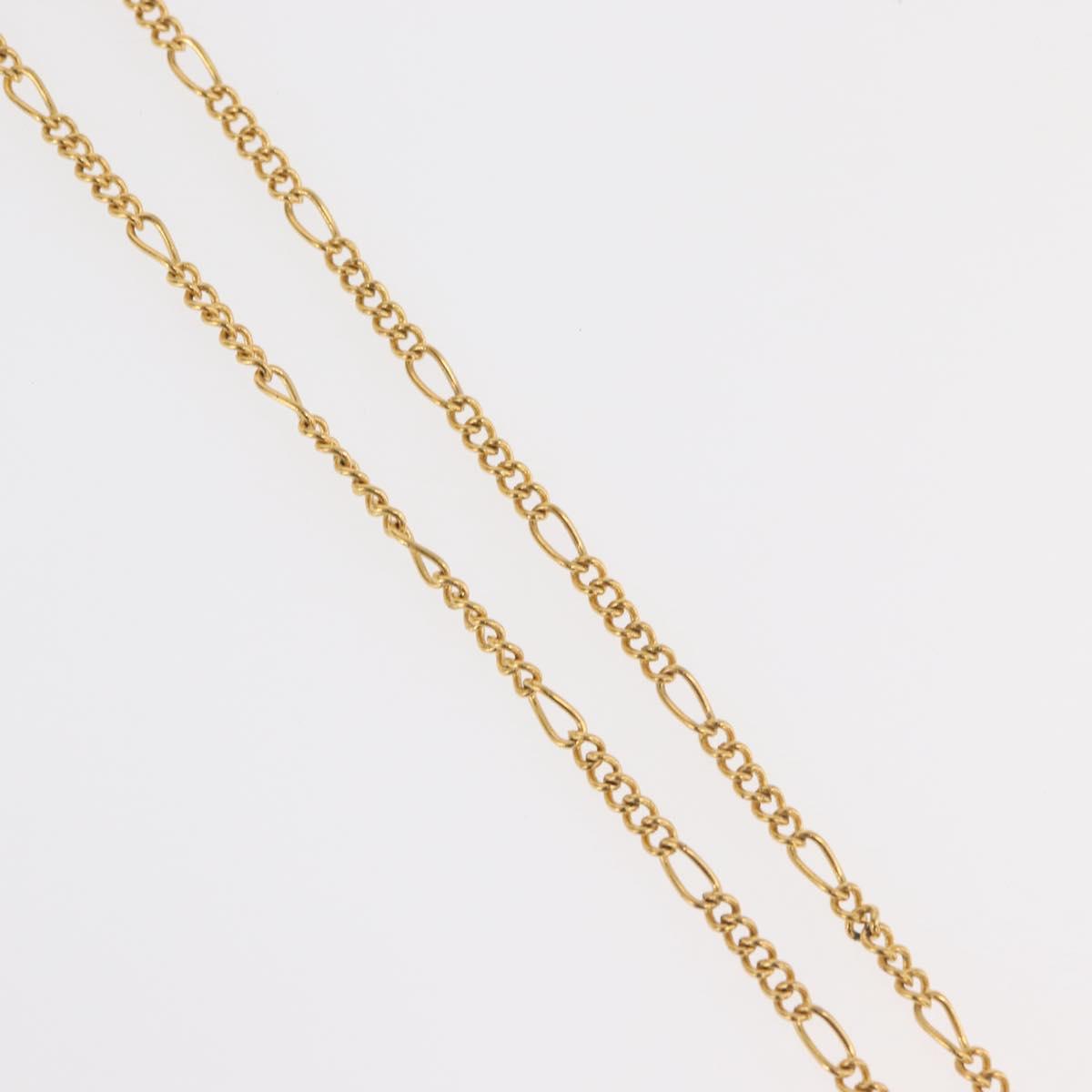 VERSACE Necklace metal Gold Tone Auth 176118A