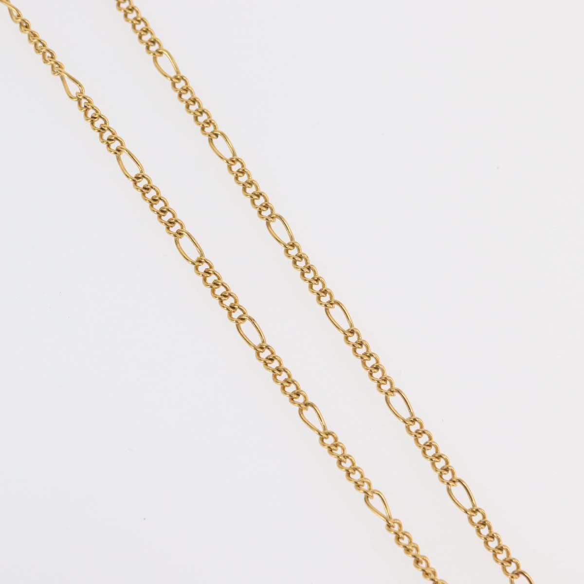 VERSACE Necklace metal Gold Tone Auth 176118A