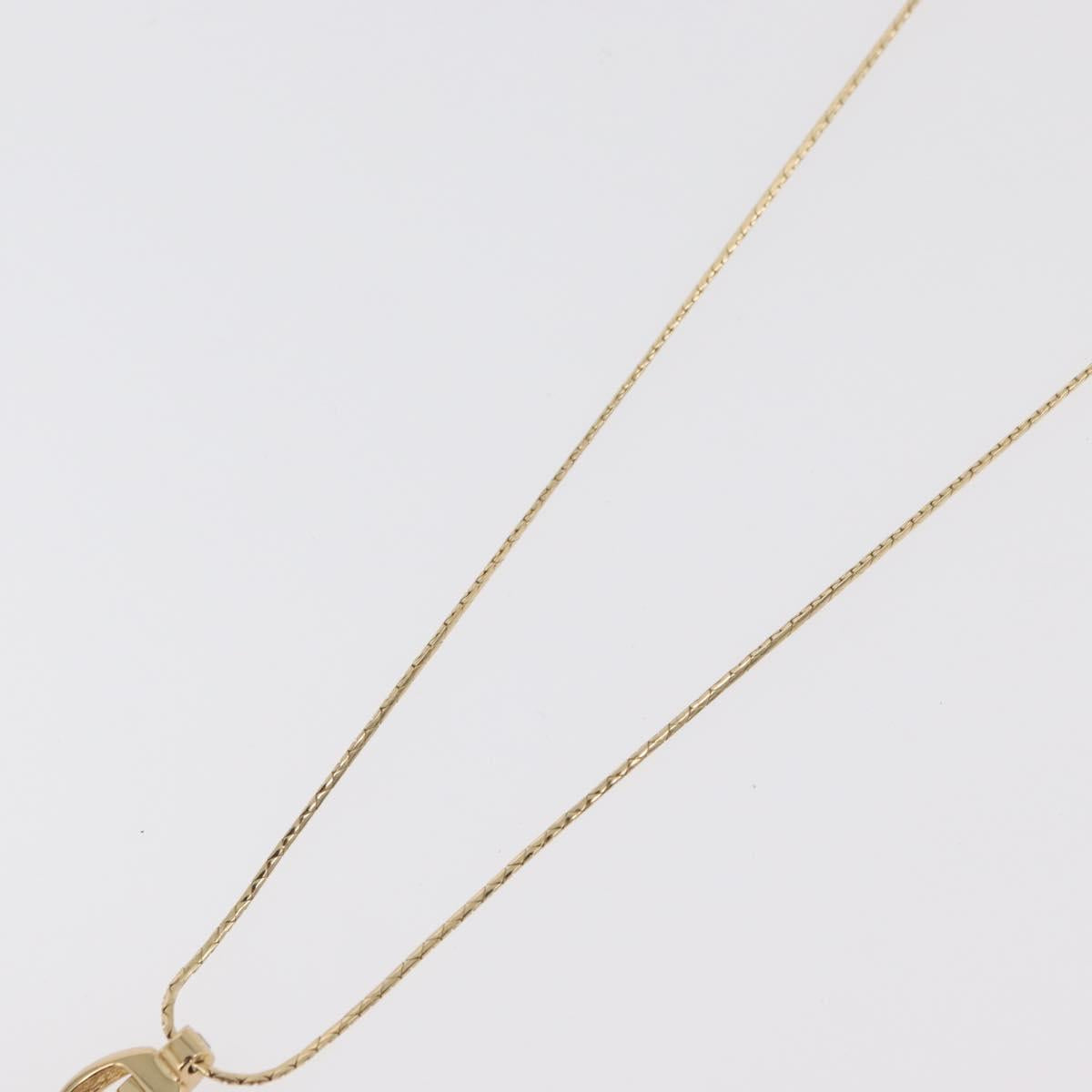 Christian Dior Necklace metal 3 Set Gold Tone Auth 176122
