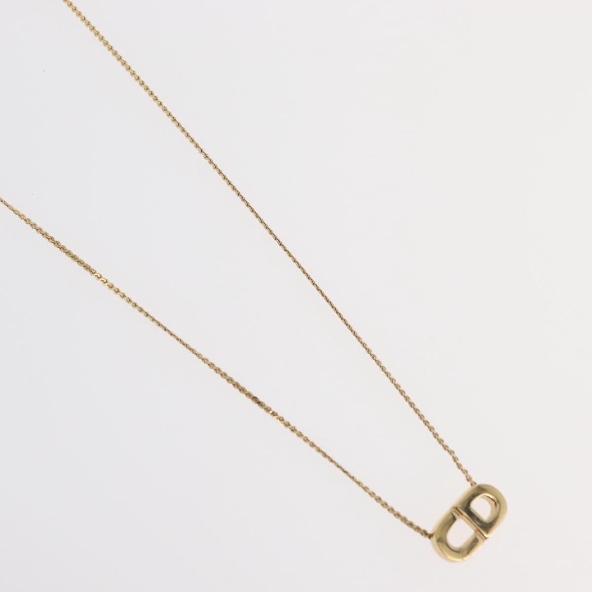 Christian Dior Necklace metal 3 Set Gold Tone Auth 176122
