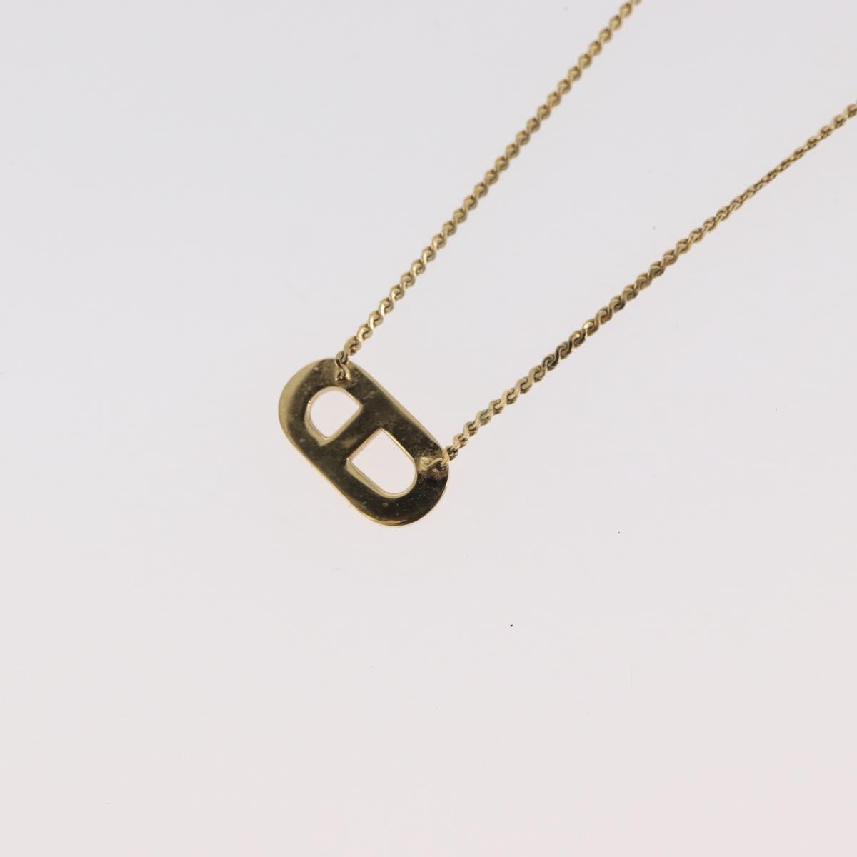 Christian Dior Necklace metal 3 Set Gold Tone Auth 176122