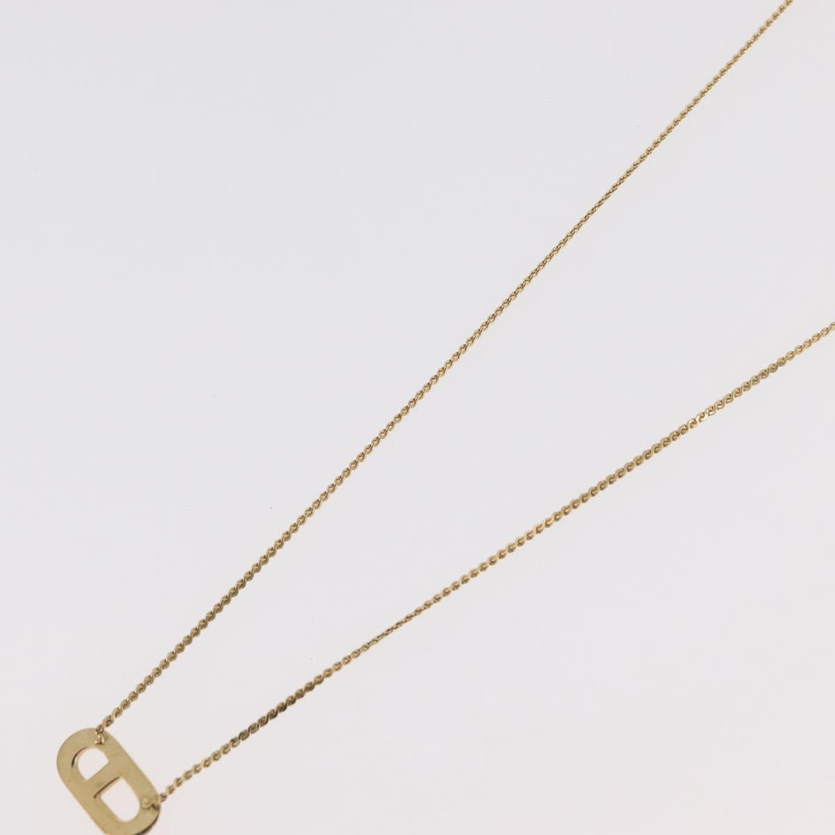 Christian Dior Necklace metal 3 Set Gold Tone Auth 176122