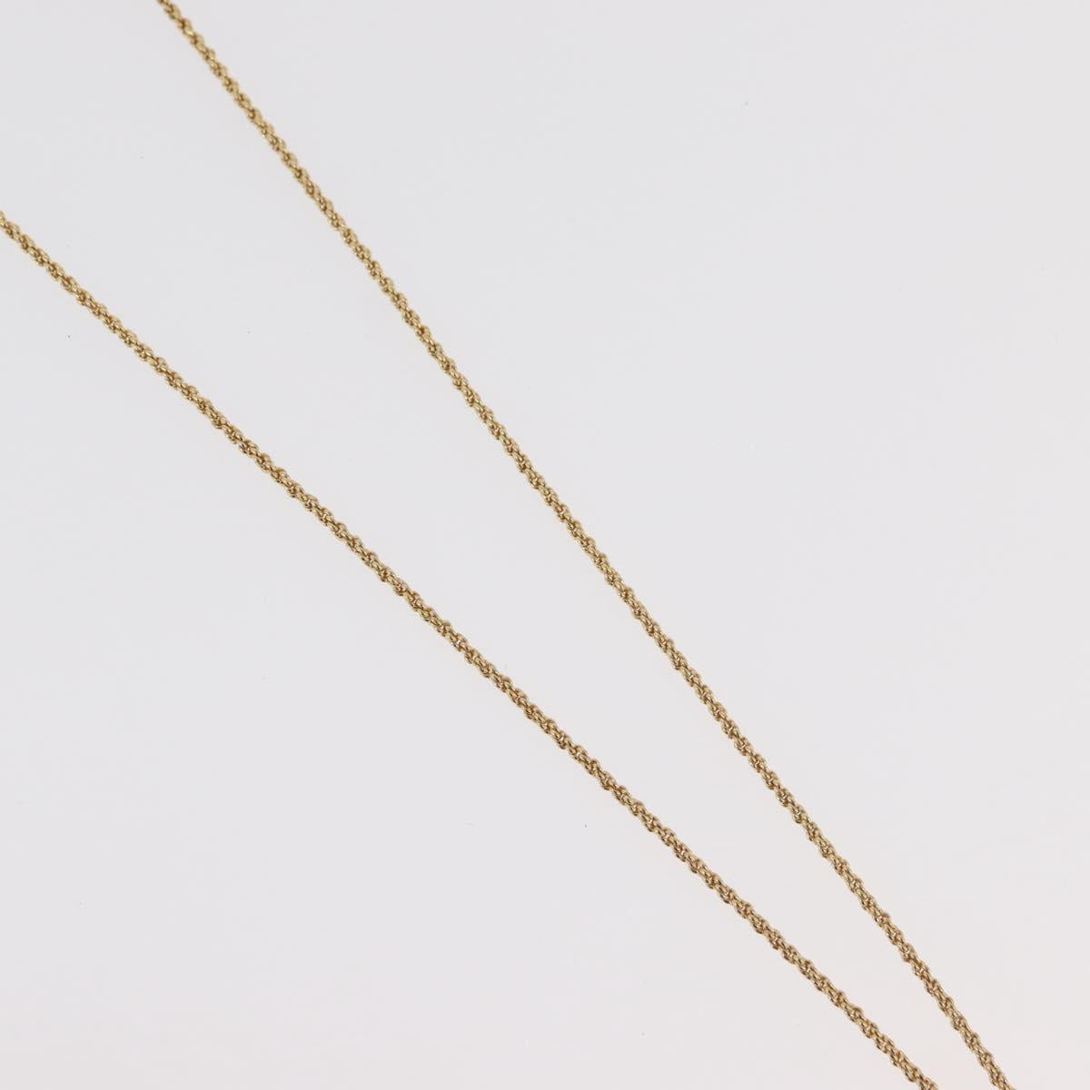 Christian Dior Necklace metal 3 Set Gold Tone Auth 176122