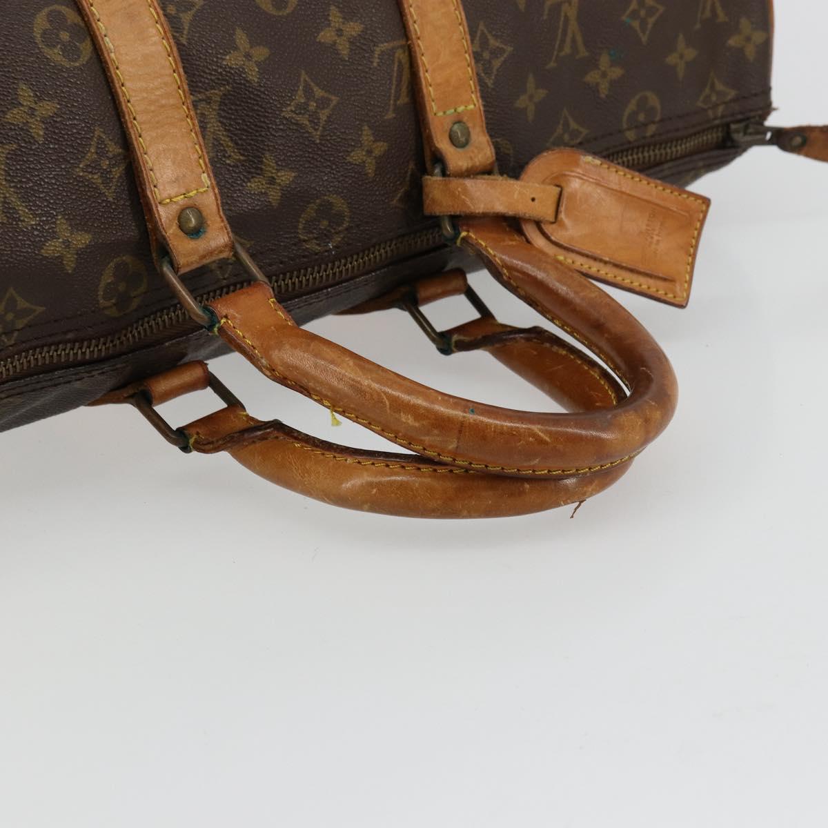 LOUIS VUITTON Monogram Keepall 45 Boston Bag M41428 LV Auth 176152