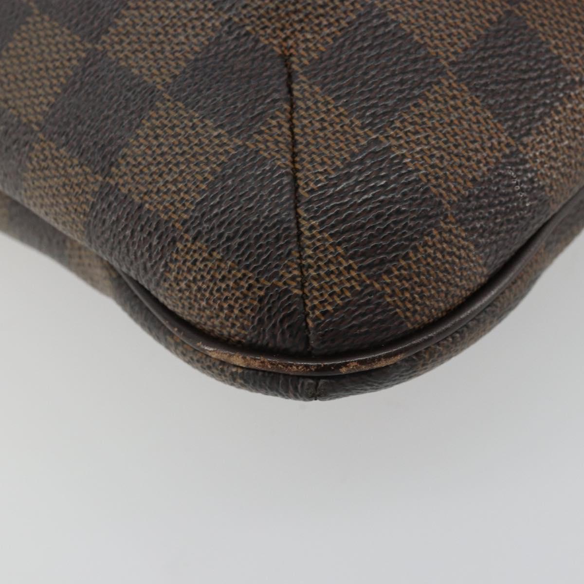 LOUIS VUITTON Damier Ebene Bloomsbury PM Shoulder Bag N42251 LV Auth 176156