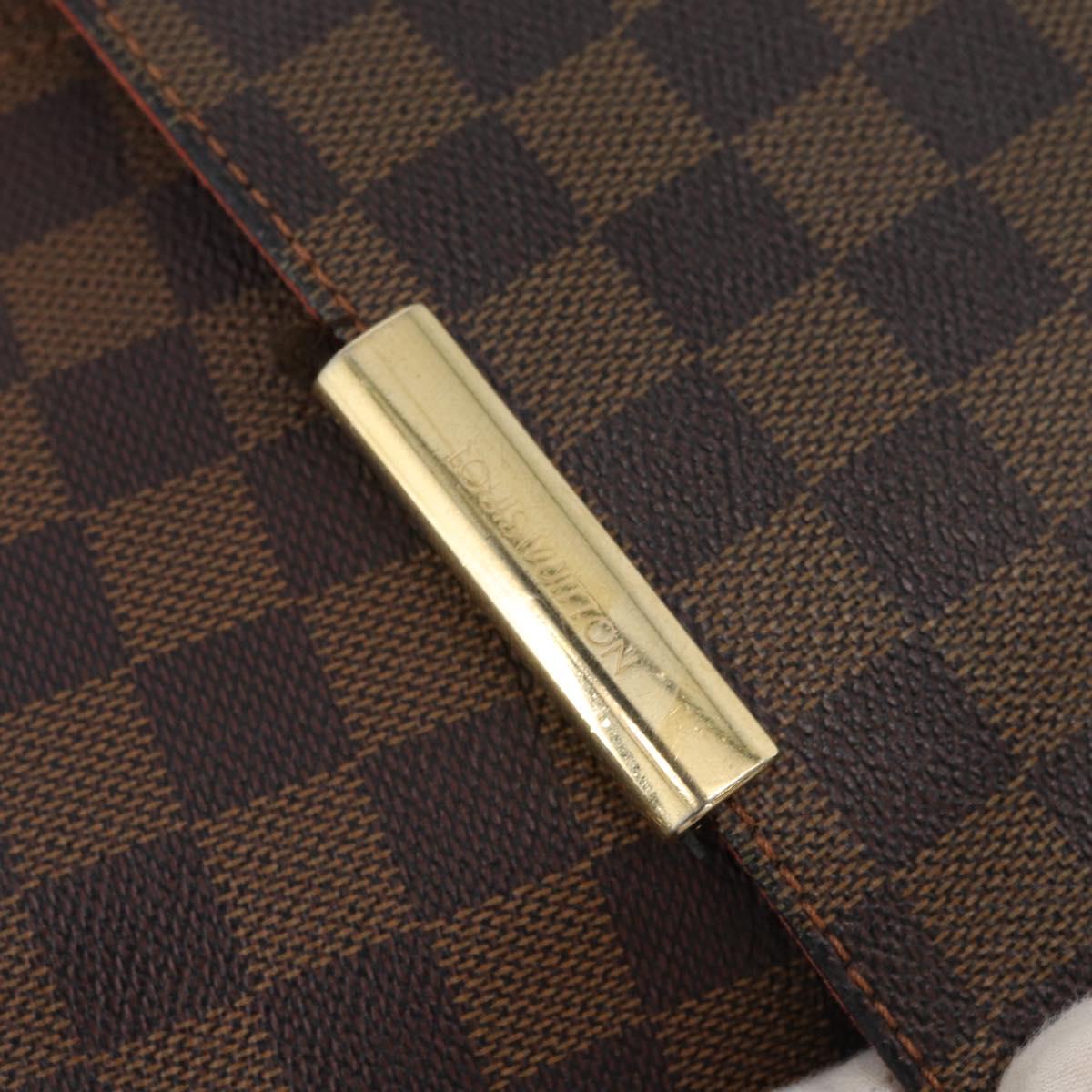 LOUIS VUITTON Damier Ebene Bastille Shoulder Bag N45258 LV Auth 176158