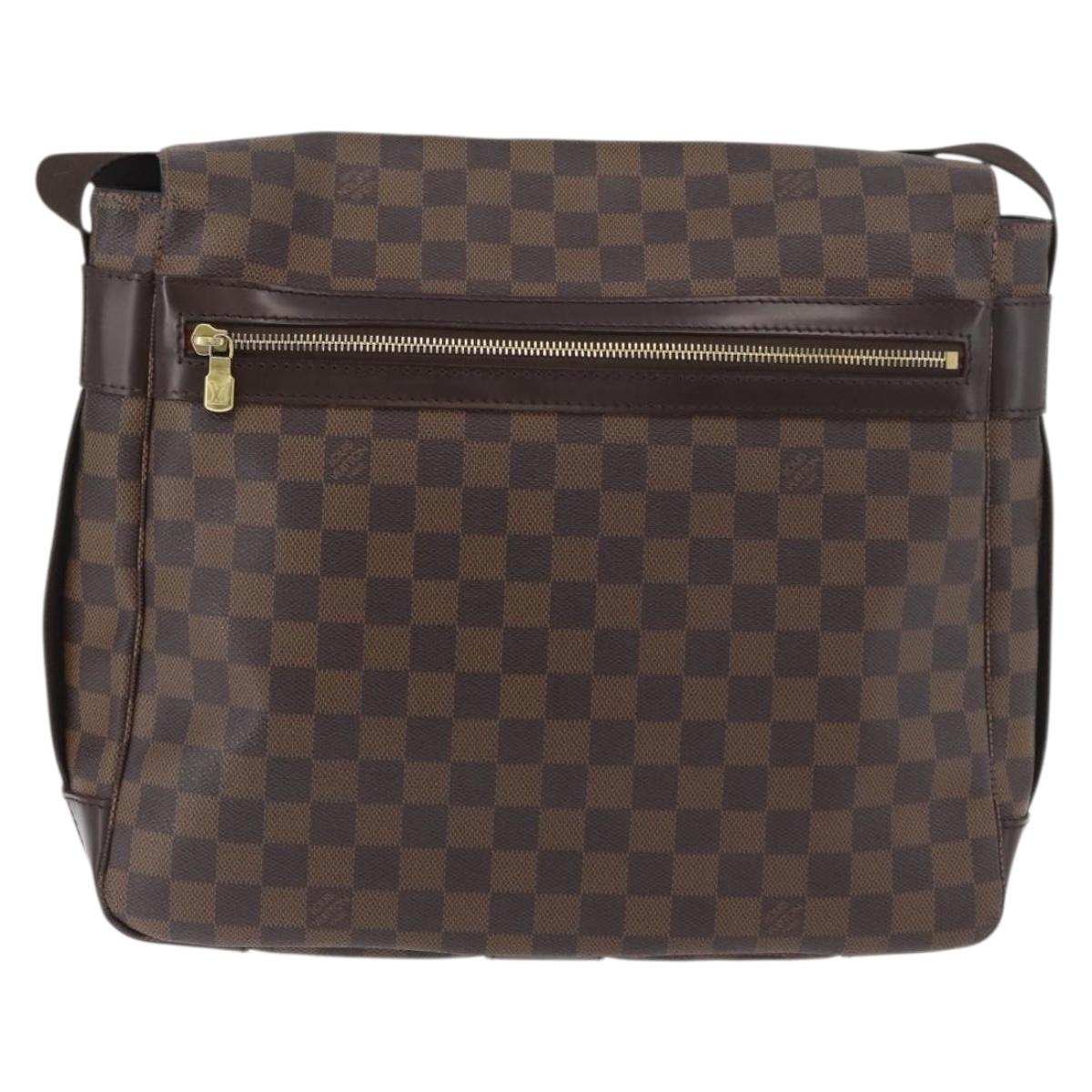LOUIS VUITTON Damier Ebene Bastille Shoulder Bag N45258 LV Auth 176158