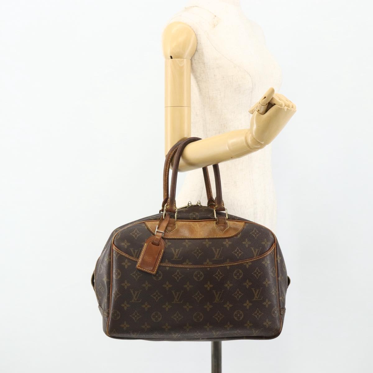 LOUIS VUITTON Monogram Deauville Hand Bag M47270 LV Auth 176166