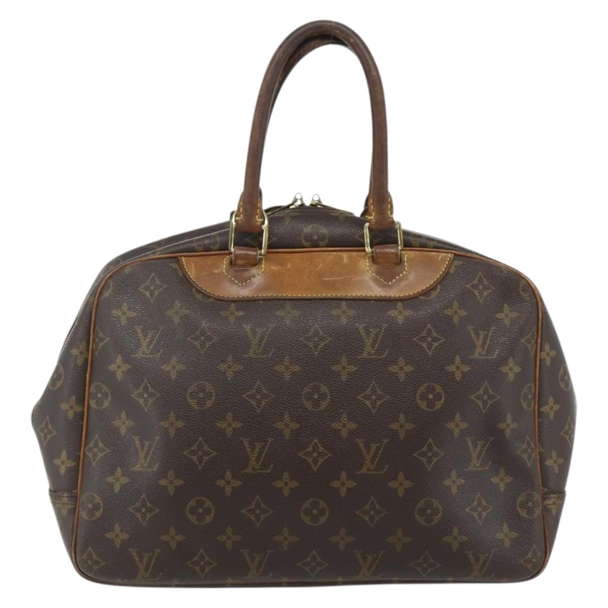 LOUIS VUITTON Monogram Deauville Hand Bag M47270 LV Auth 176166