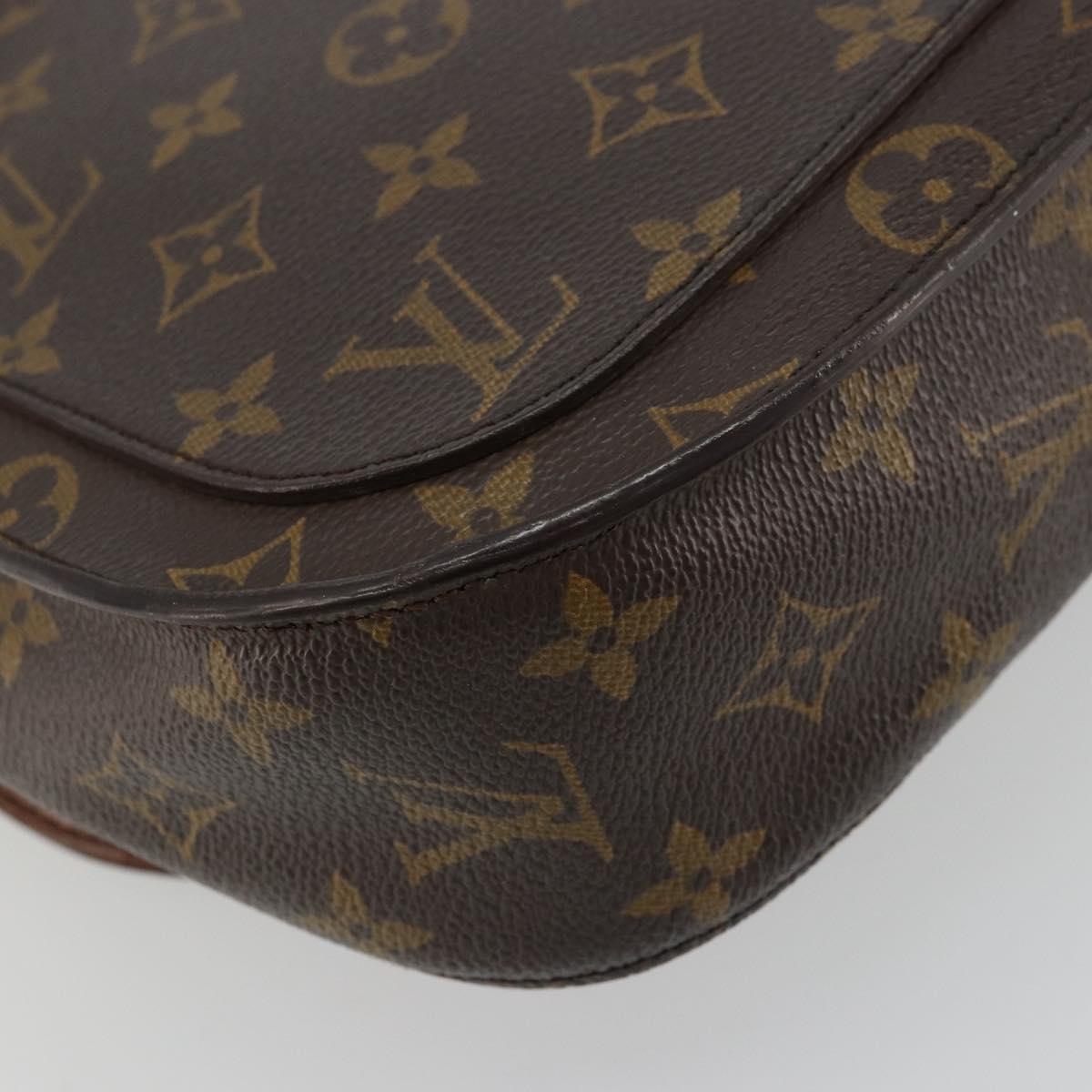 LOUIS VUITTON Monogram Saint Cloud GM Shoulder Bag M51242 LV Auth 176167