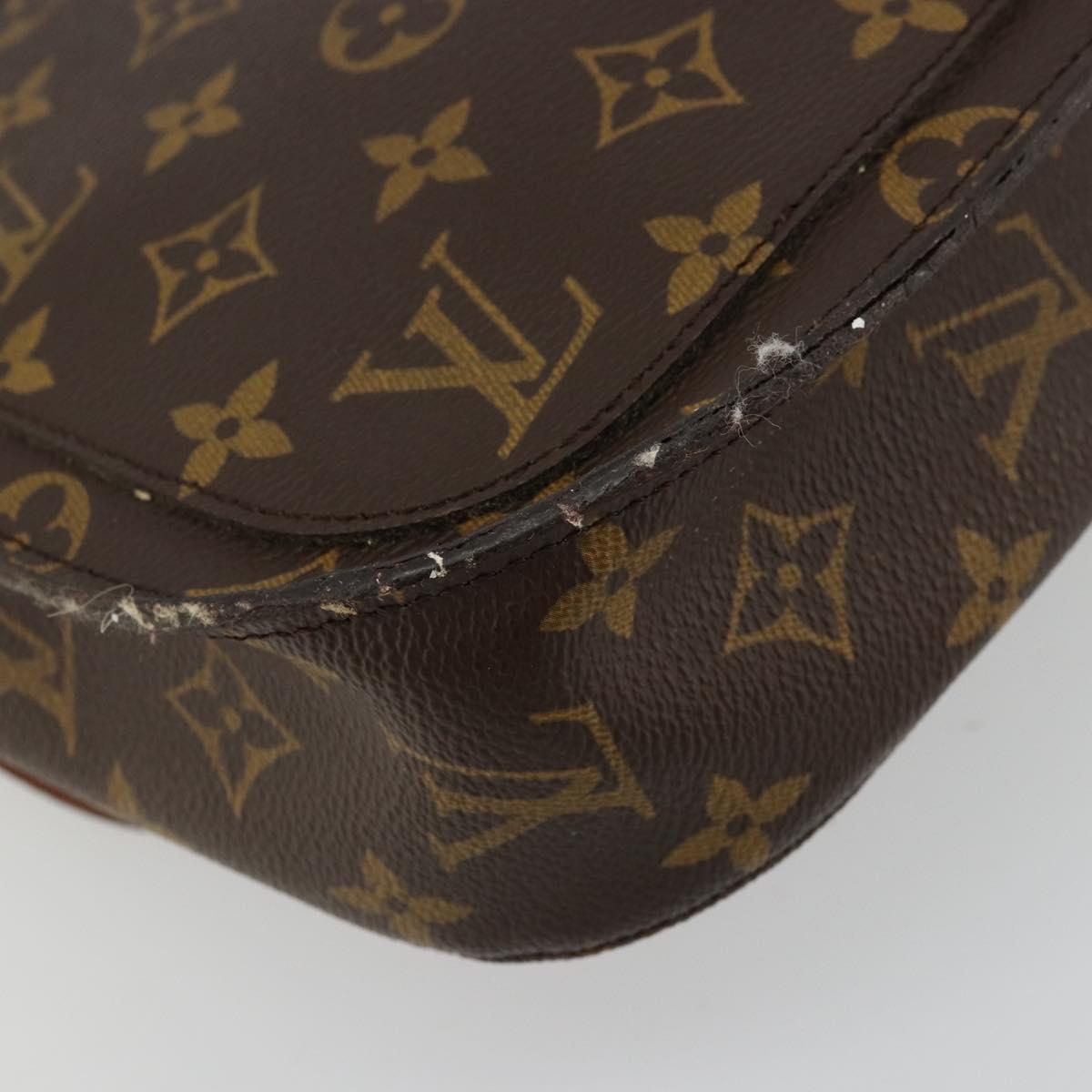 LOUIS VUITTON Monogram Saint Cloud GM Shoulder Bag M51242 LV Auth 176204