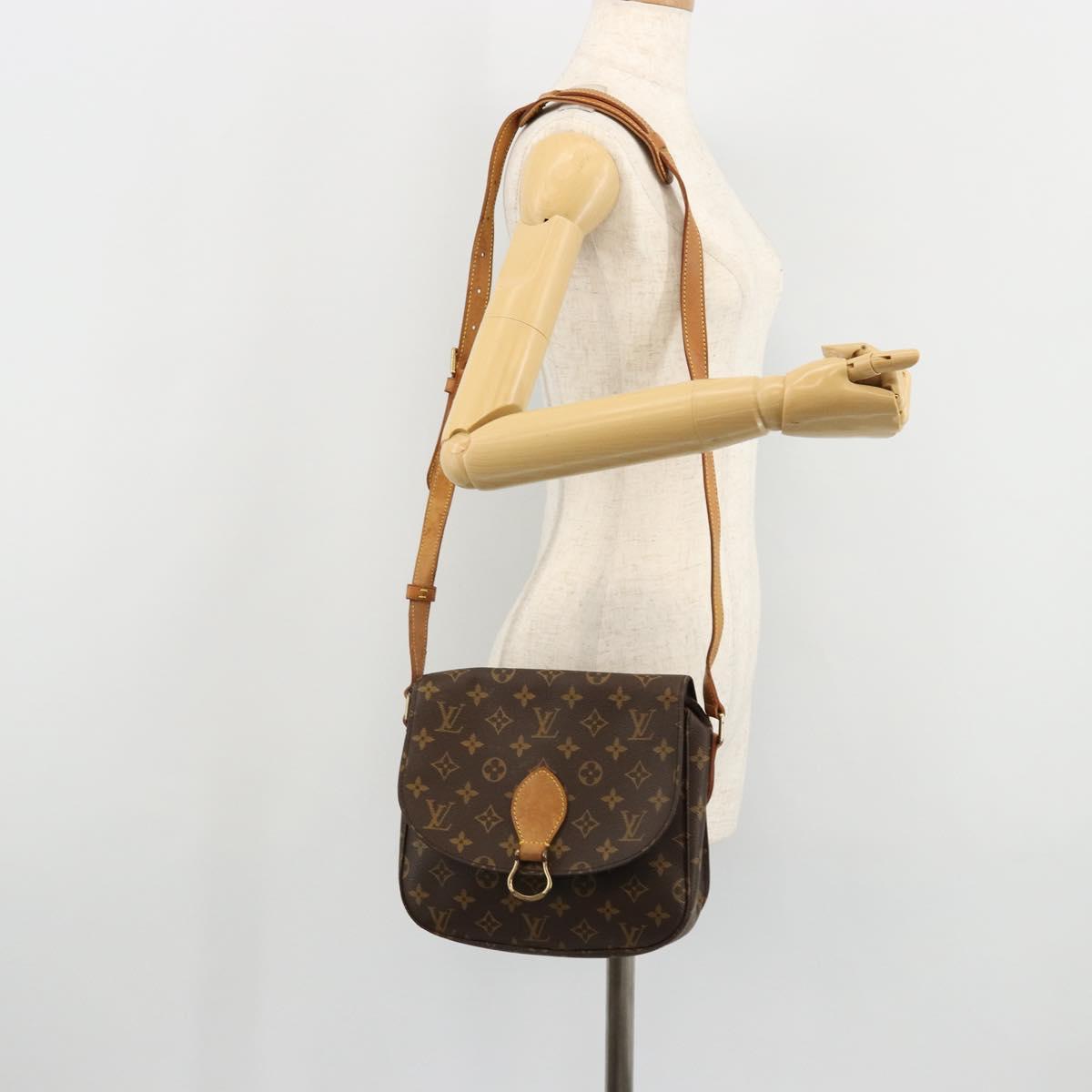 LOUIS VUITTON Monogram Saint Cloud GM Shoulder Bag M51242 LV Auth 176204