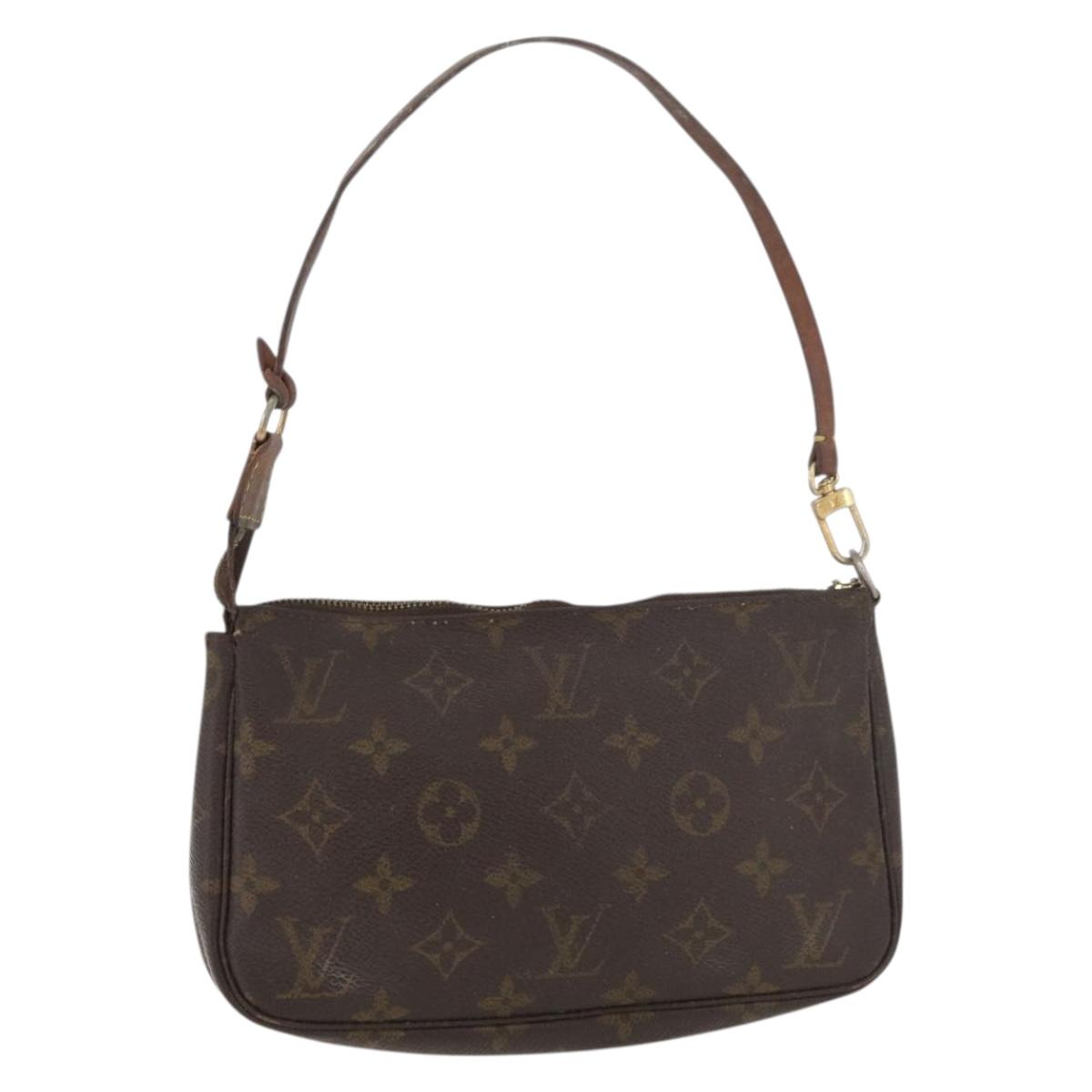 LOUIS VUITTON Monogram Pochette Accessoires Pouch M51980 LV Auth 176209