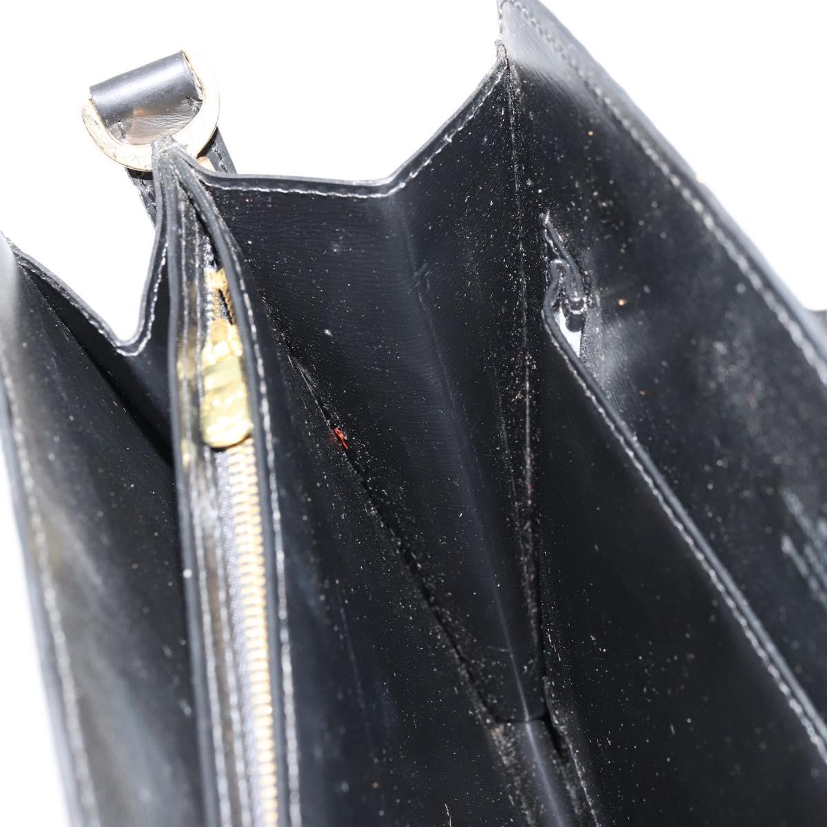 LOUIS VUITTON Epi Capuchin Shoulder Bag Black M52342 LV Auth 176221