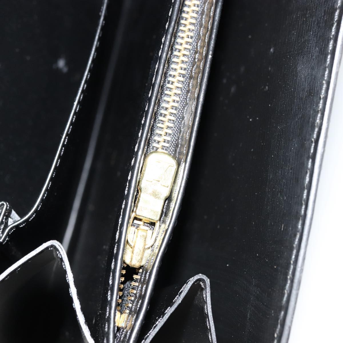 LOUIS VUITTON Epi Capuchin Shoulder Bag Black M52342 LV Auth 176221