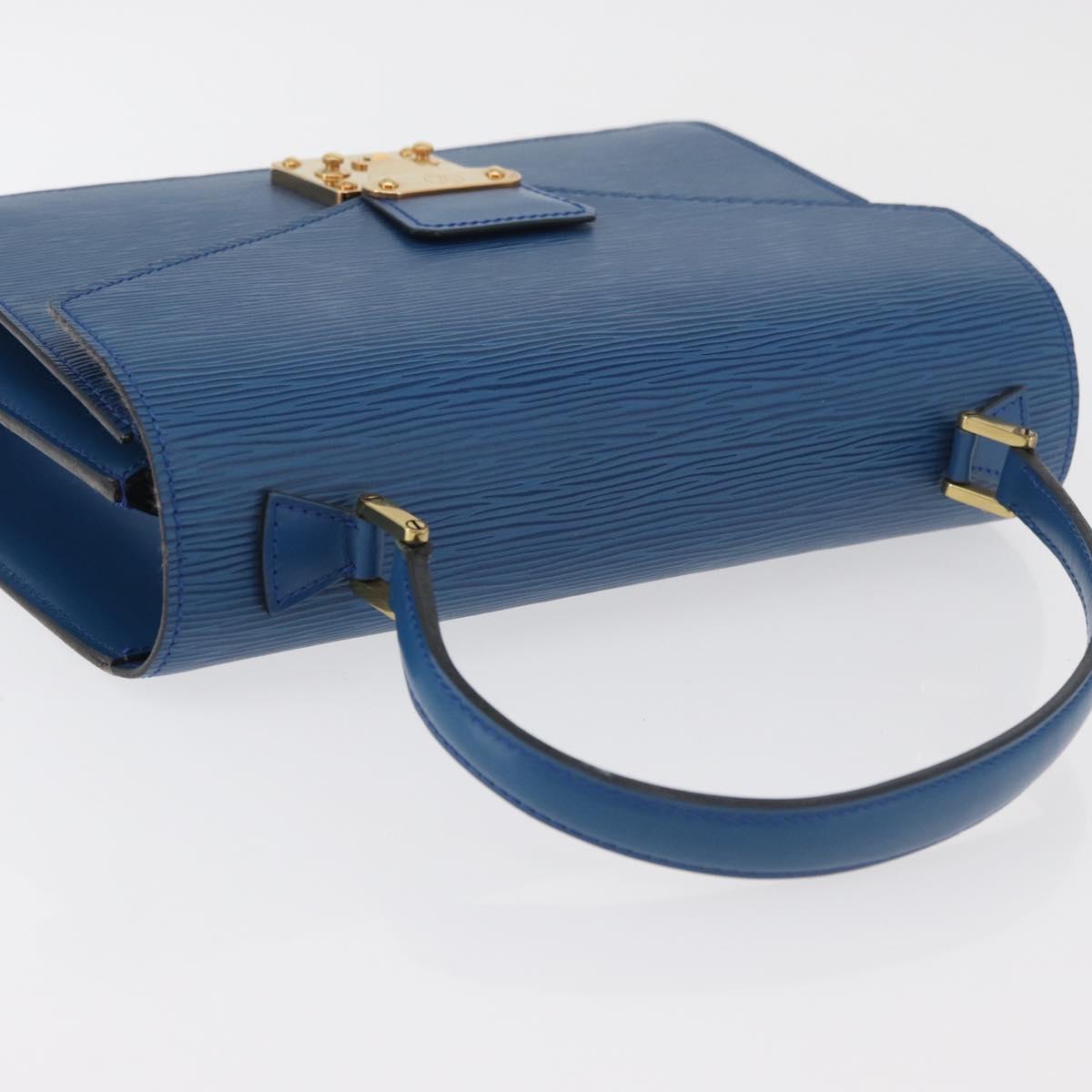 LOUIS VUITTON Epi Concorde Hand Bag Blue M52135 LV Auth 176249