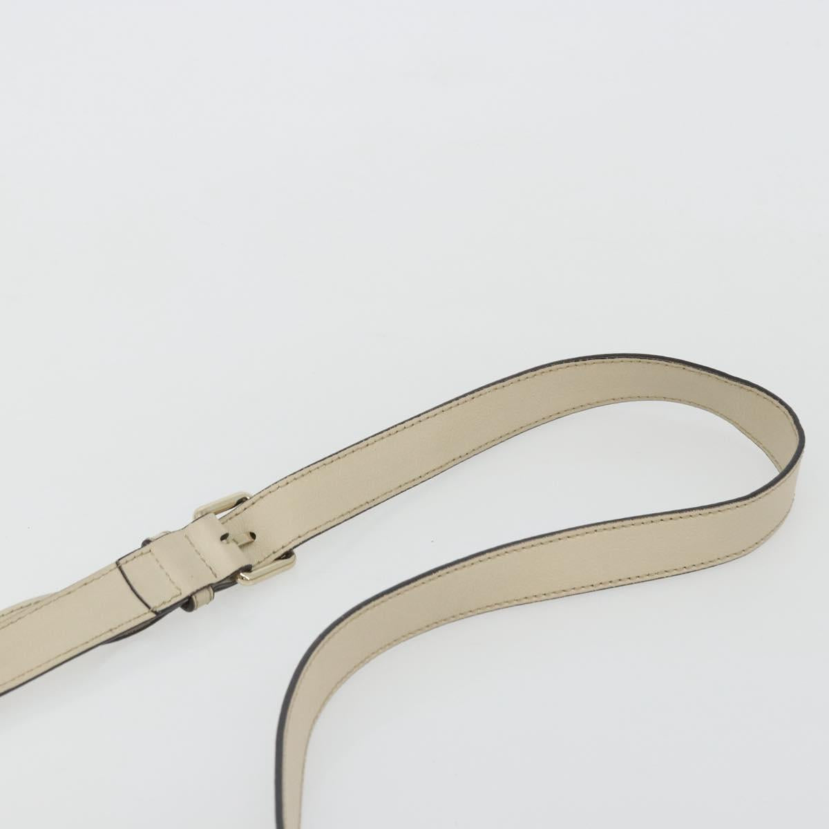 GUCCI GG Canvas Shoulder Bag Beige Gold 388924 Auth 176257
