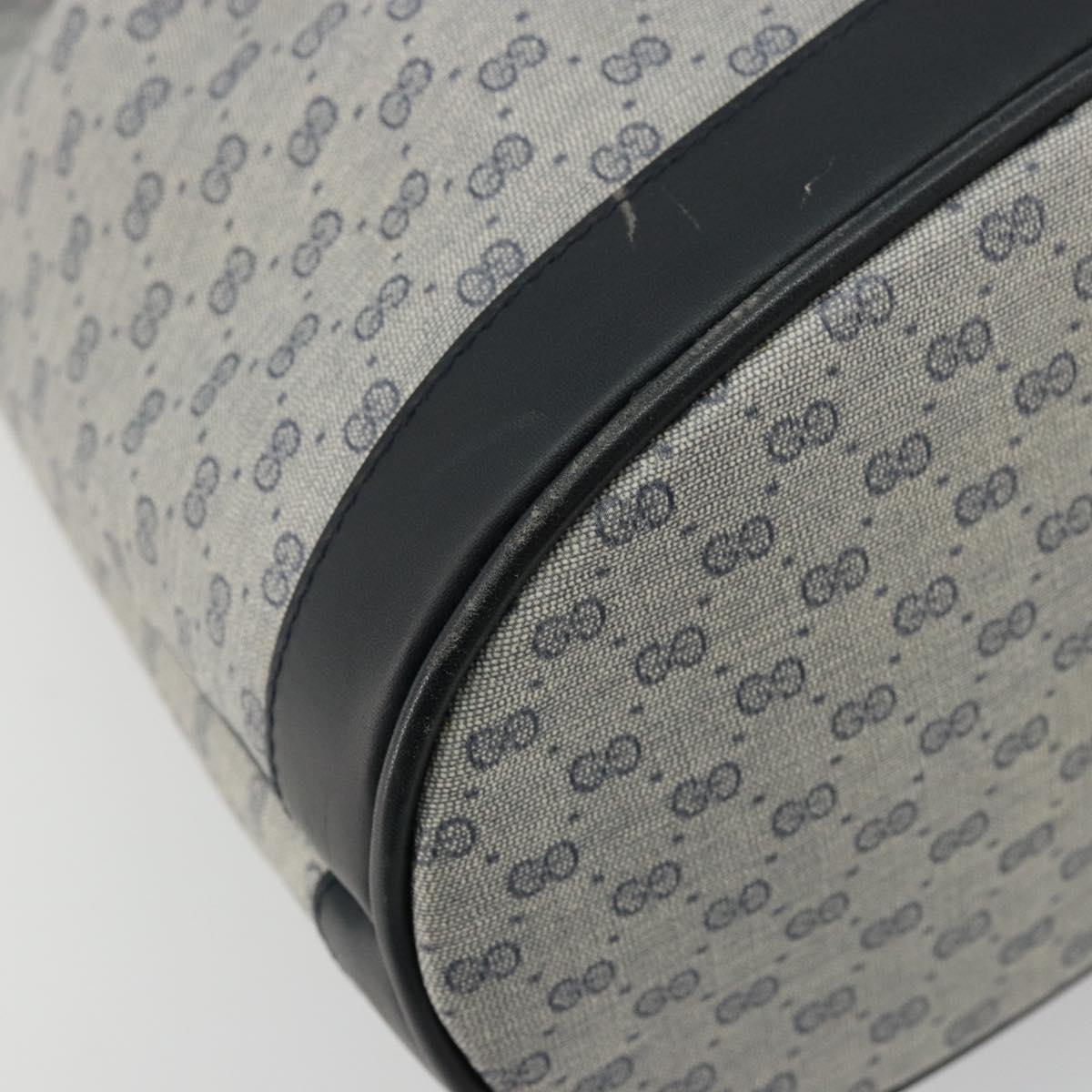 GUCCI Micro GG Supreme Shoulder Bag PVC Navy Gold 001 58 4793 Auth 176265