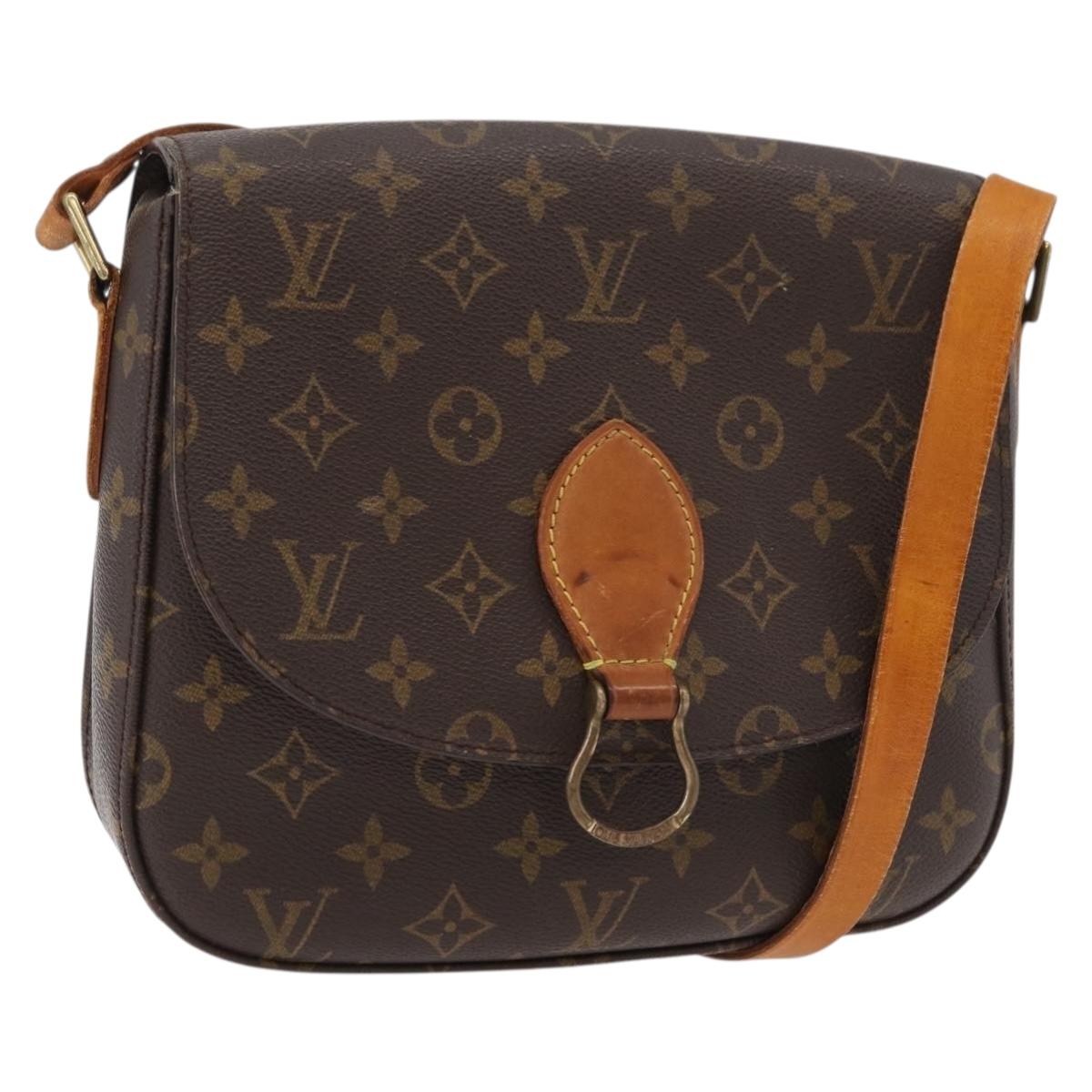 LOUIS VUITTON Monogram Saint Cloud GM Shoulder Bag M51242 LV Auth 176282