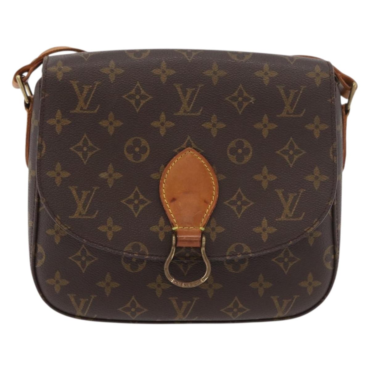 LOUIS VUITTON Monogram Saint Cloud GM Shoulder Bag M51242 LV Auth 176282