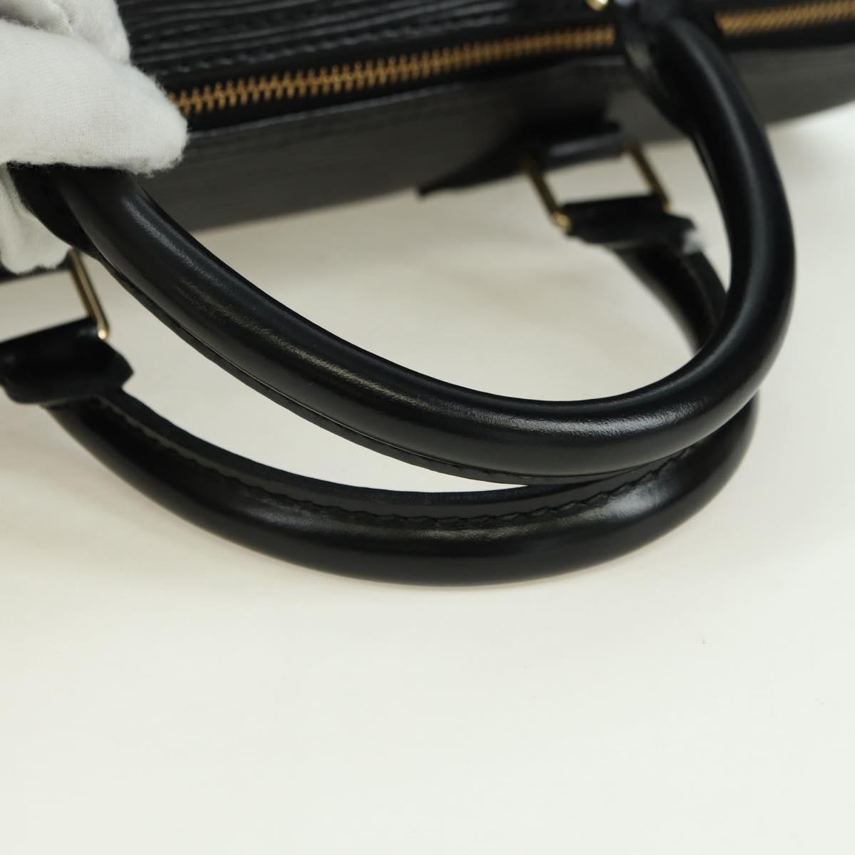 LOUIS VUITTON Epi Speedy 30 Hand Bag Noir Black M43002 LV Auth 176283SAV