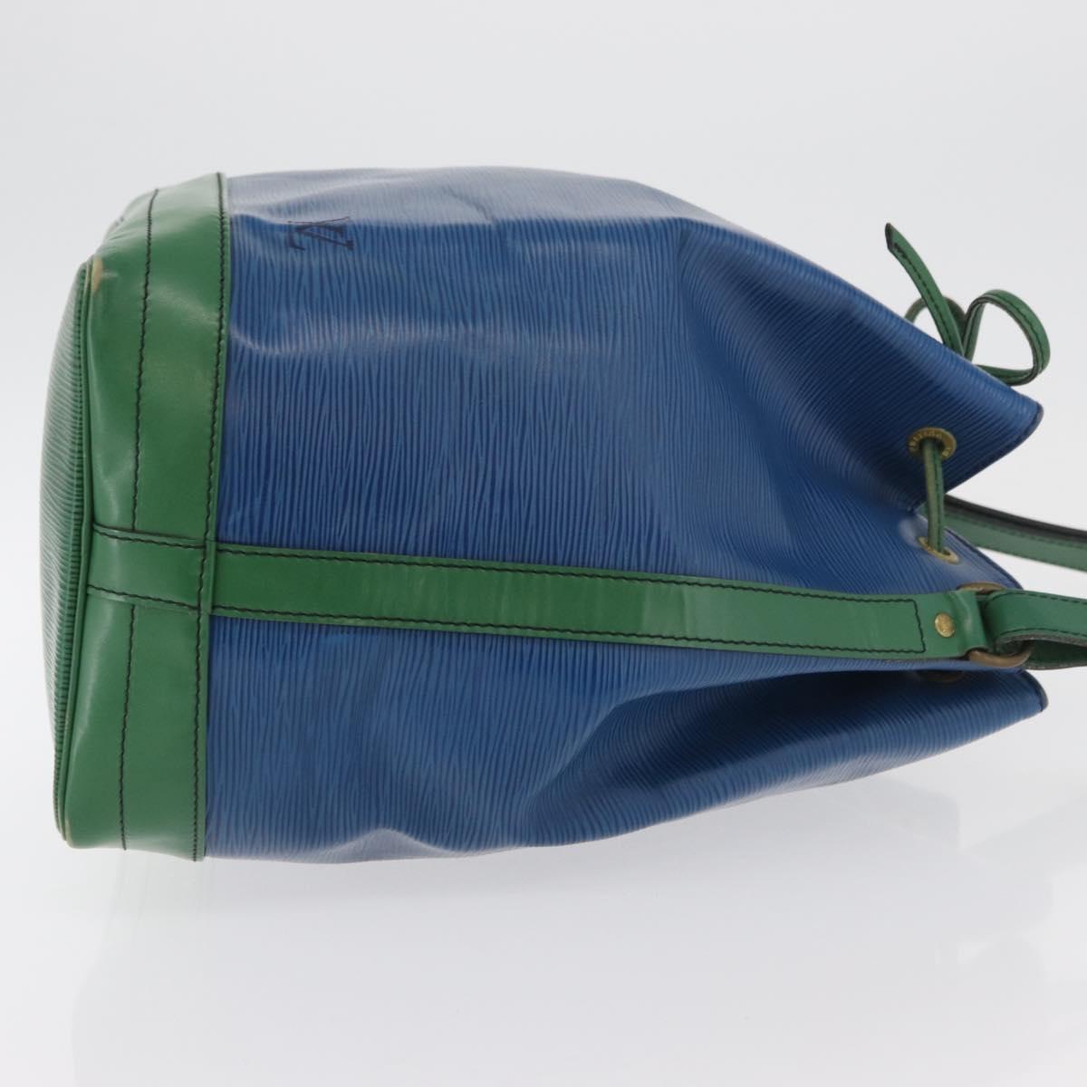 LOUIS VUITTON Epi Noe Shoulder Bag Bicolor Green Blue M44044 LV Auth 176285