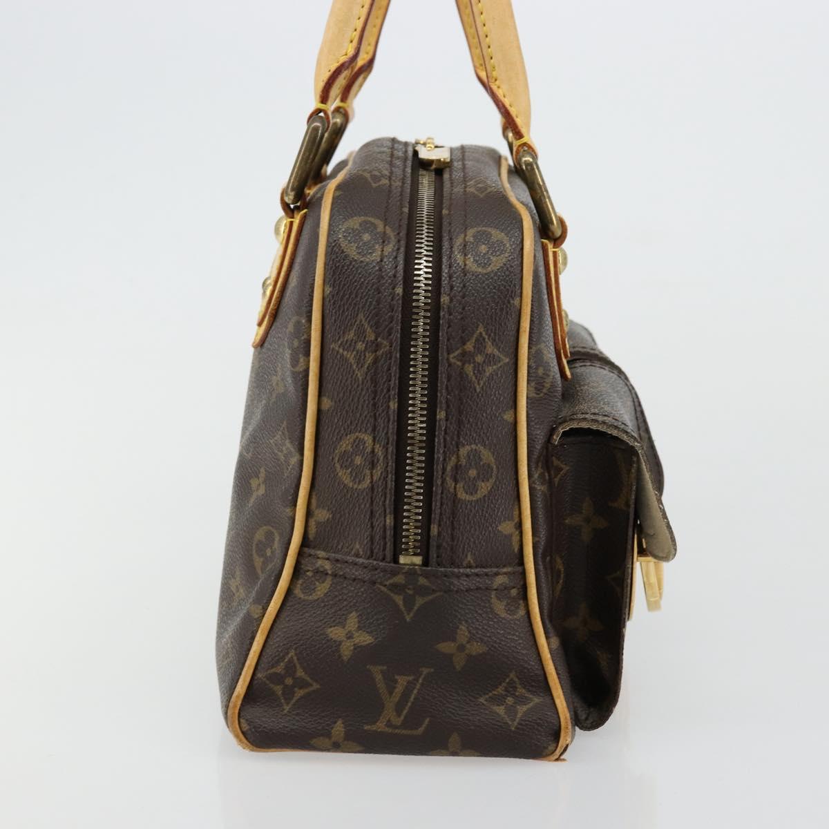 LOUIS VUITTON Monogram Manhattan PM Hand Bag M40026 LV Auth 176295