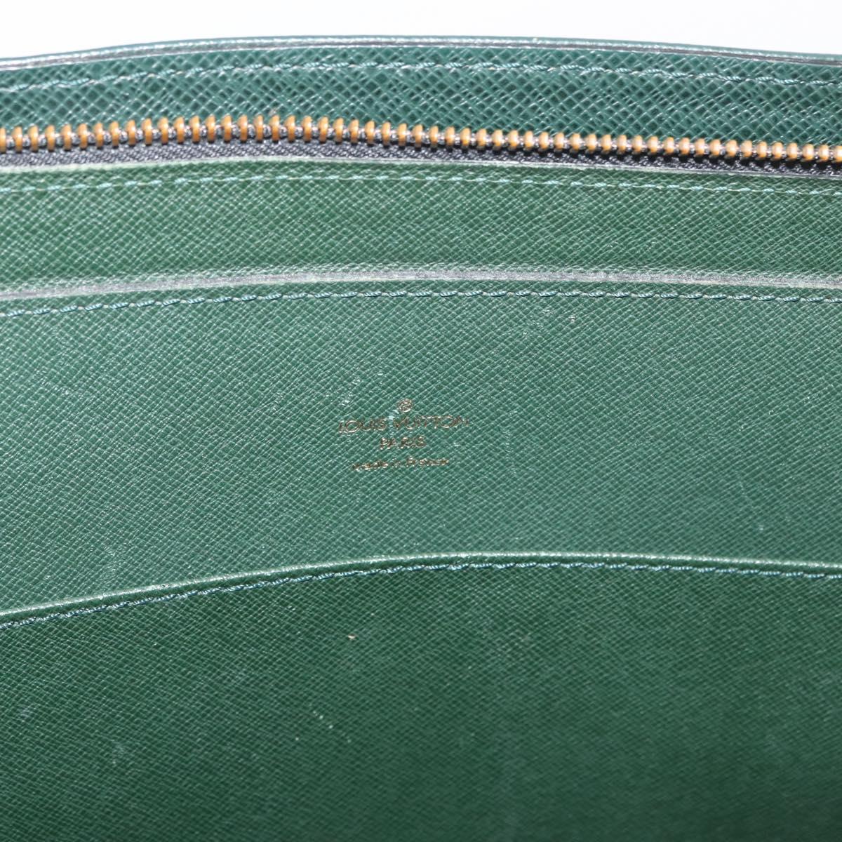 LOUIS VUITTON Taiga Porte Documents Rozan Bag Epicea M30054 LV Auth 176307