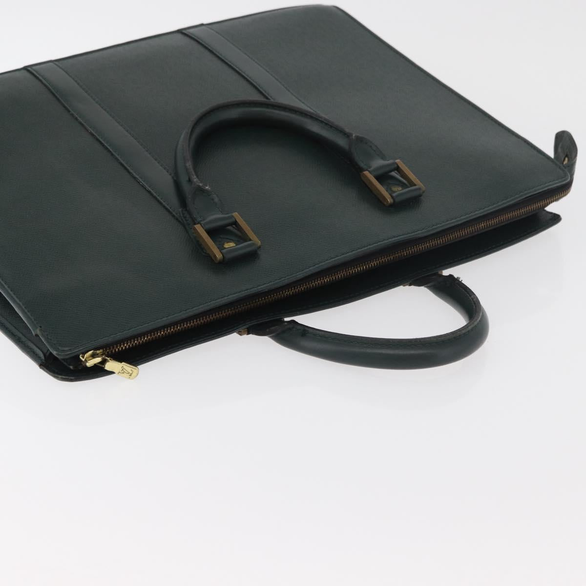 LOUIS VUITTON Taiga Porte Documents Rozan Bag Epicea M30054 LV Auth 176307