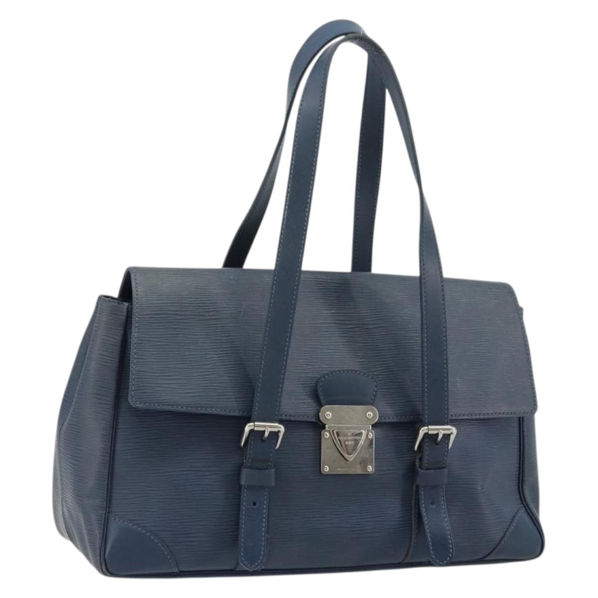 LOUIS VUITTON Epi Segur MM Hand Bag Myrtille M5886G LV Auth 176309