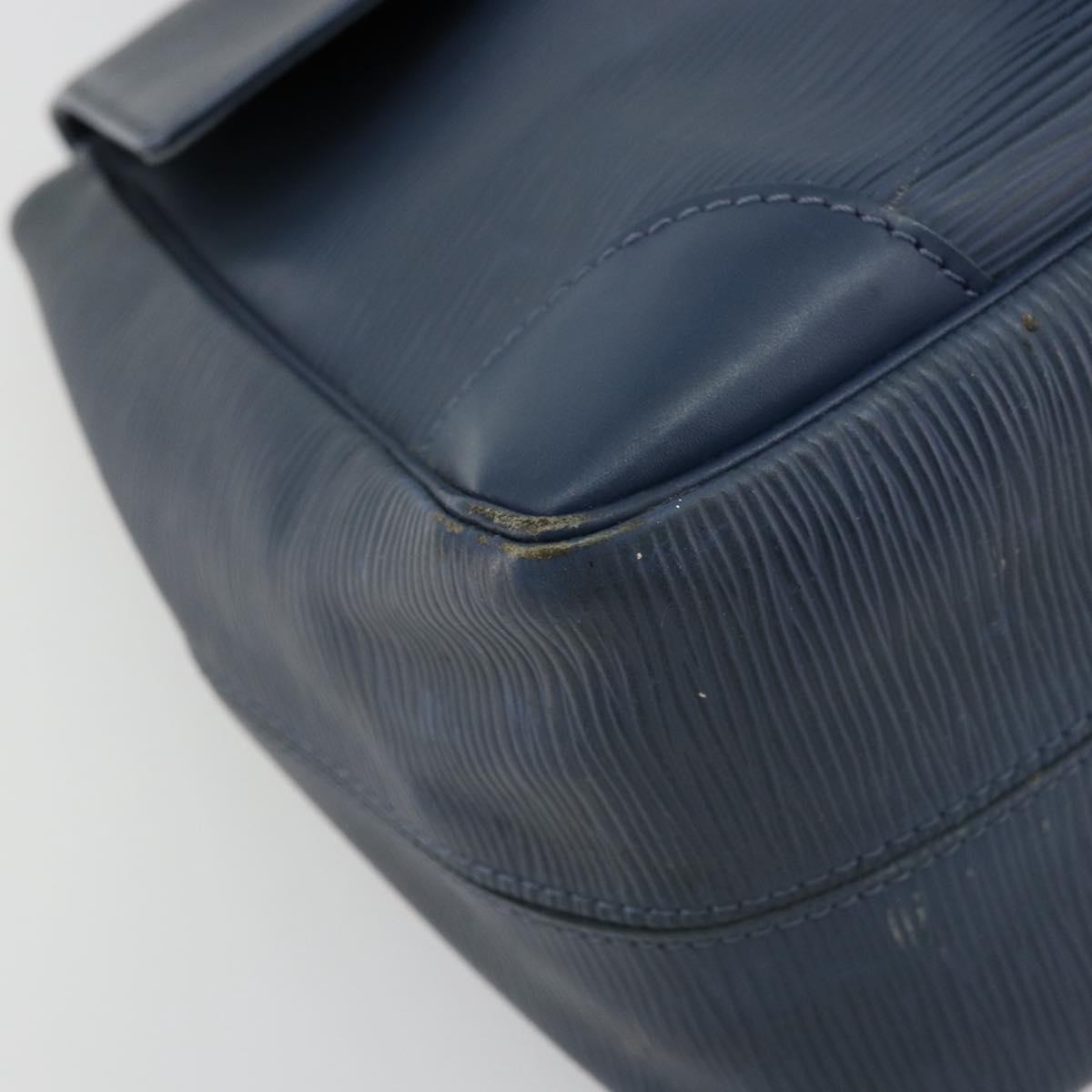 LOUIS VUITTON Epi Segur MM Hand Bag Myrtille M5886G LV Auth 176309