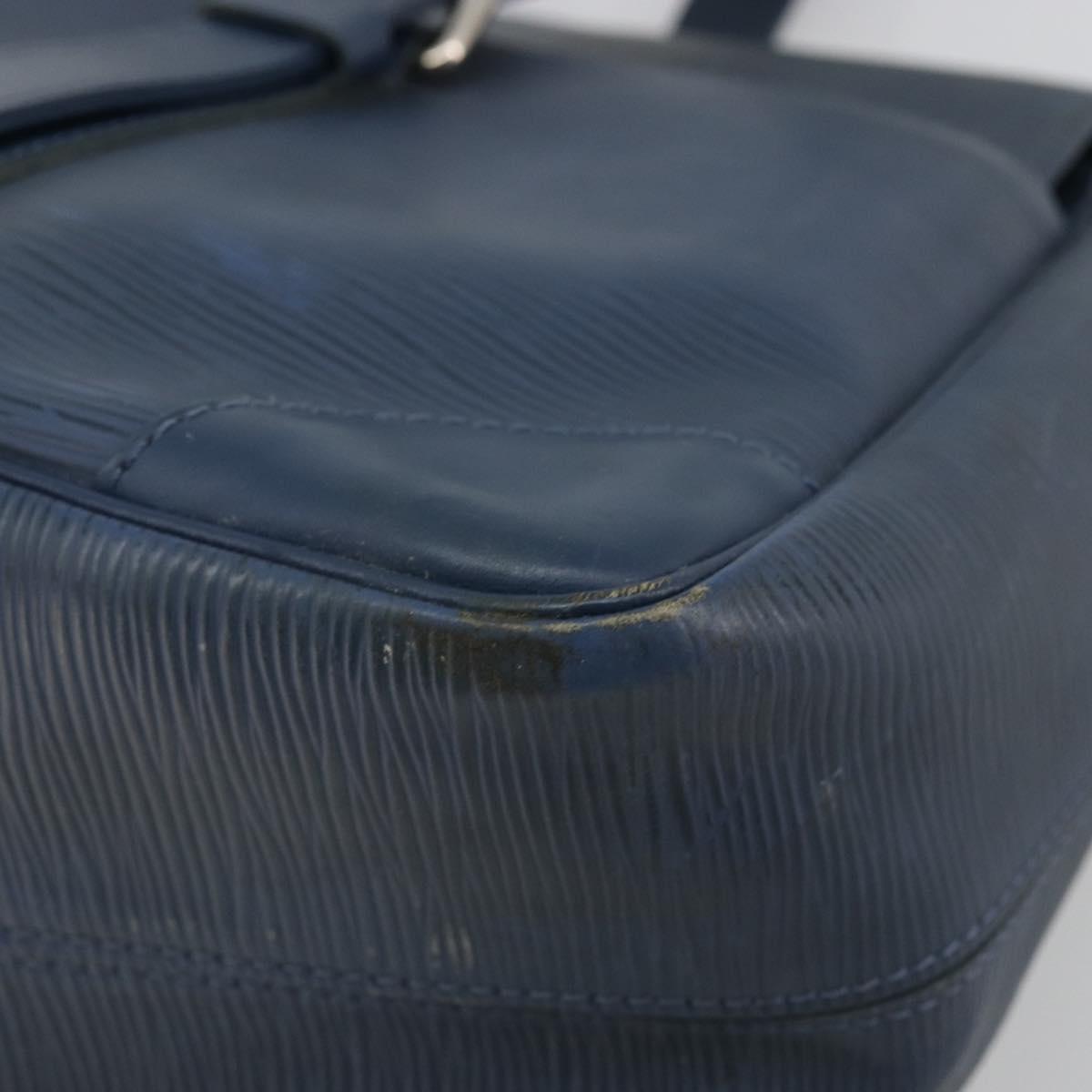 LOUIS VUITTON Epi Segur MM Hand Bag Myrtille M5886G LV Auth 176309