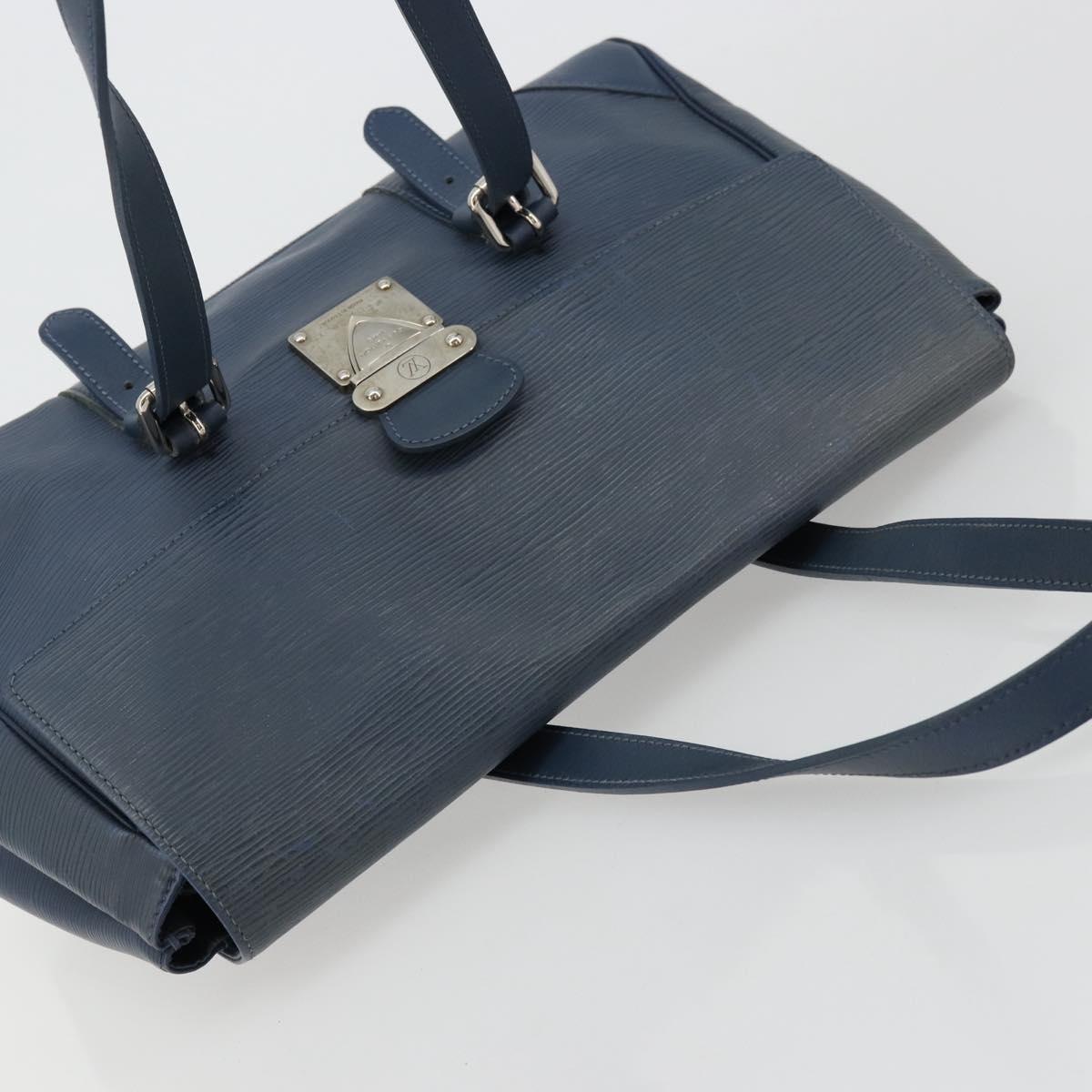 LOUIS VUITTON Epi Segur MM Hand Bag Myrtille M5886G LV Auth 176309