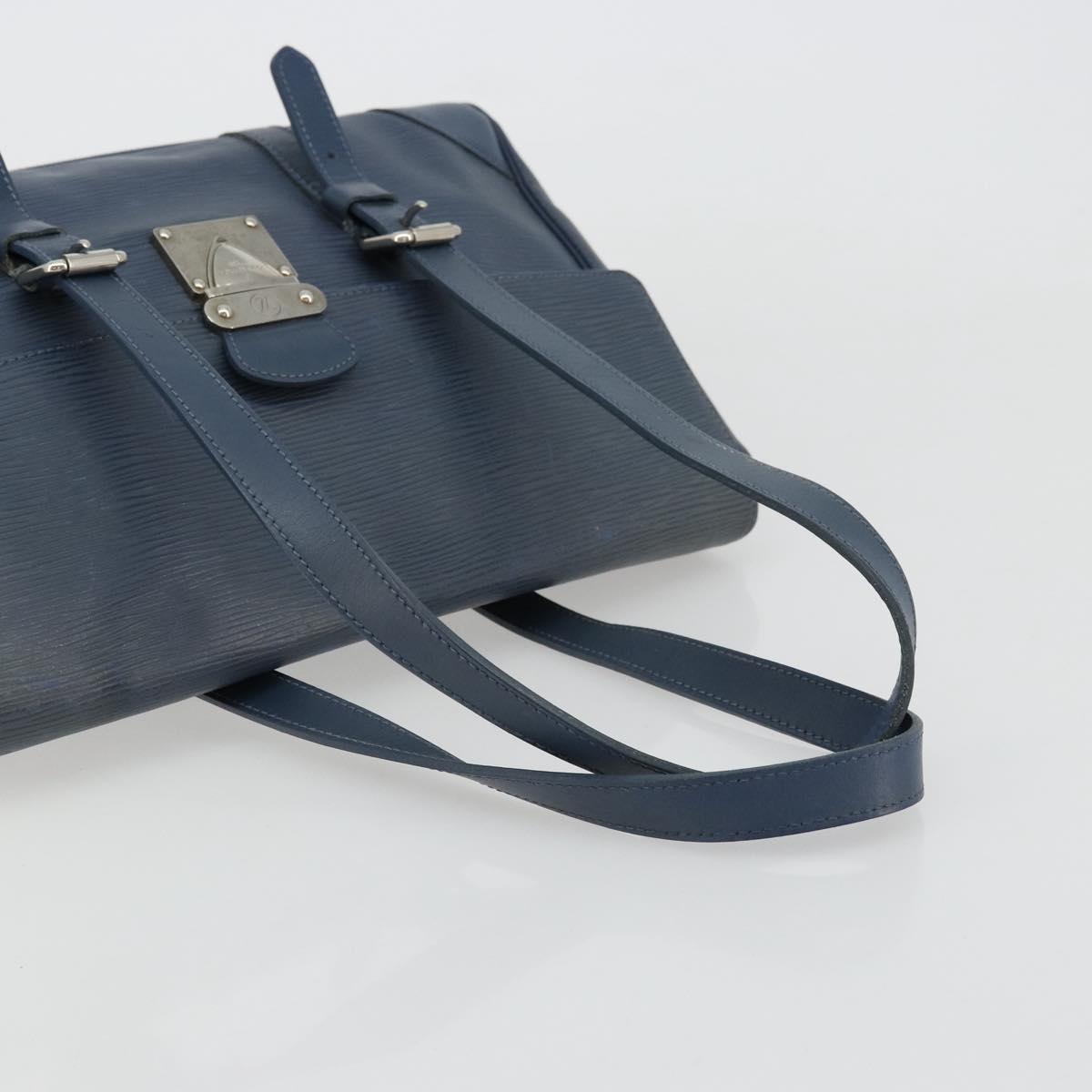 LOUIS VUITTON Epi Segur MM Hand Bag Myrtille M5886G LV Auth 176309