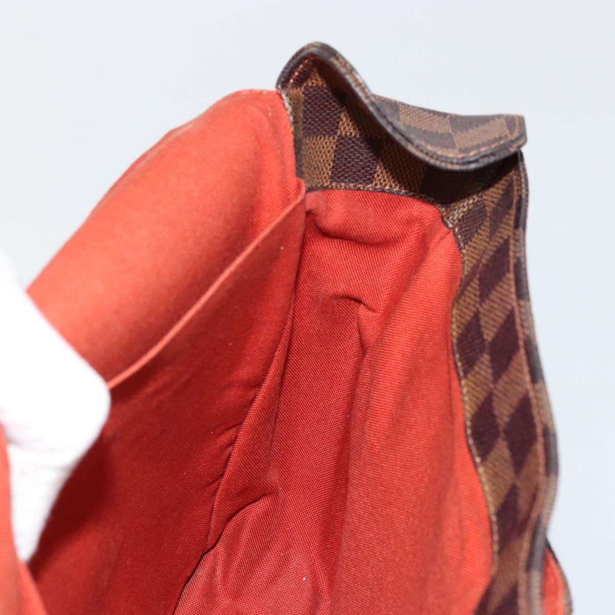 LOUIS VUITTON Damier Ebene Broadway Shoulder Bag N42270 LV Auth 176312