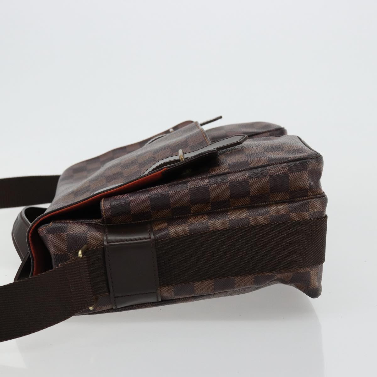 LOUIS VUITTON Damier Ebene Broadway Shoulder Bag N42270 LV Auth 176312