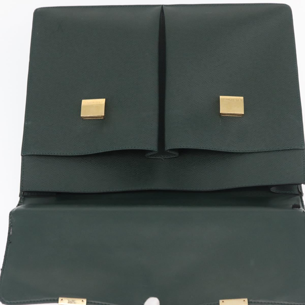 LOUIS VUITTON Taiga Serviette Kazan Business Bag Epicea M30804 LV Auth 176318