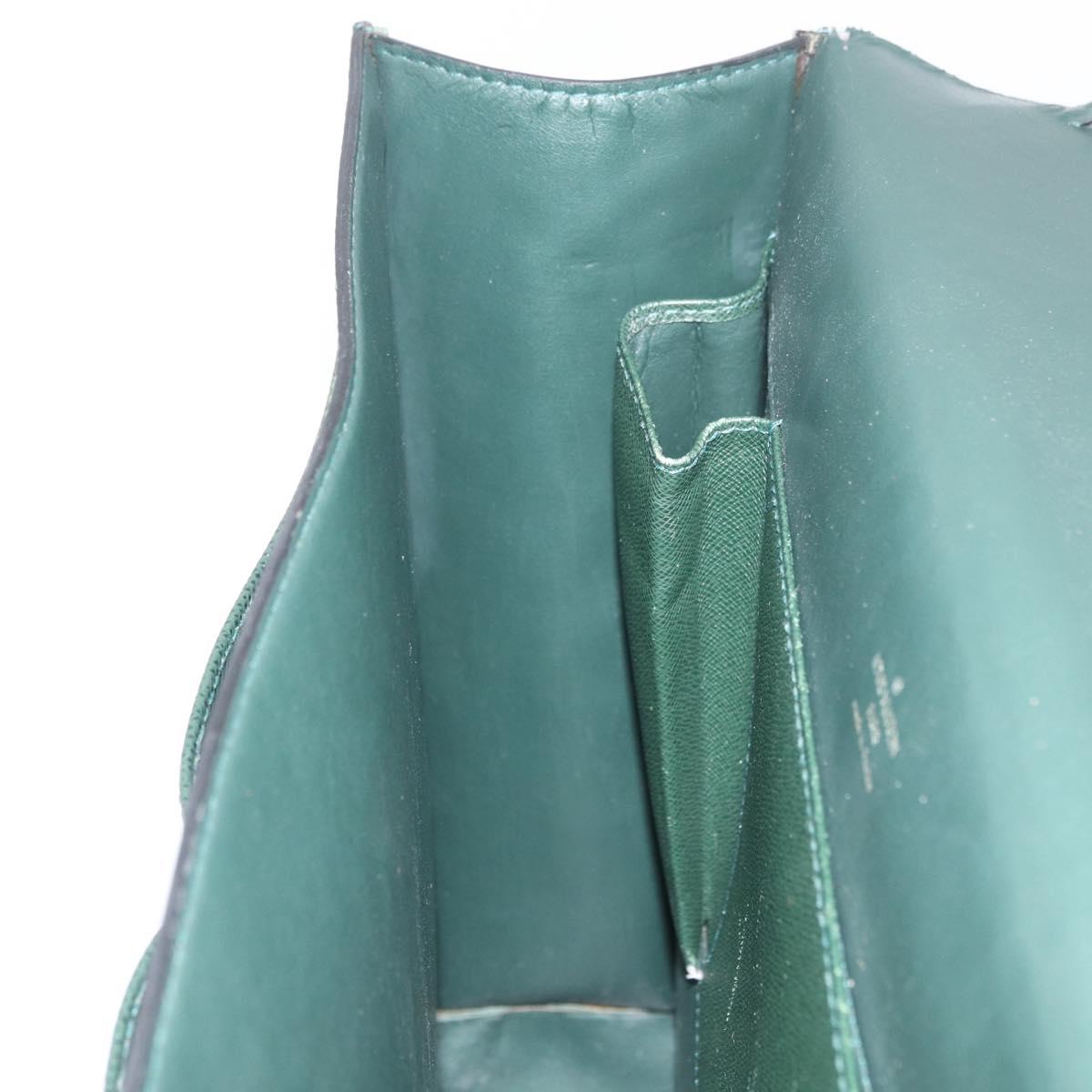 LOUIS VUITTON Taiga Serviette Kazan Business Bag Epicea M30804 LV Auth 176318