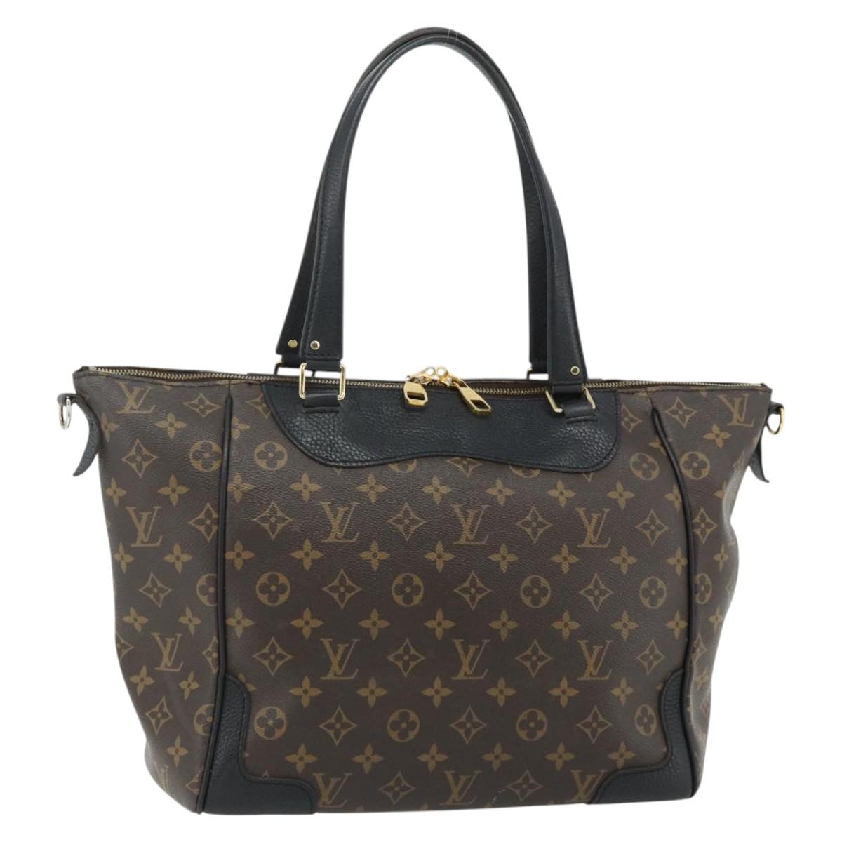LOUIS VUITTON Monogram Macassar Estrella MM Tote Bag M51192 LV Auth 176325