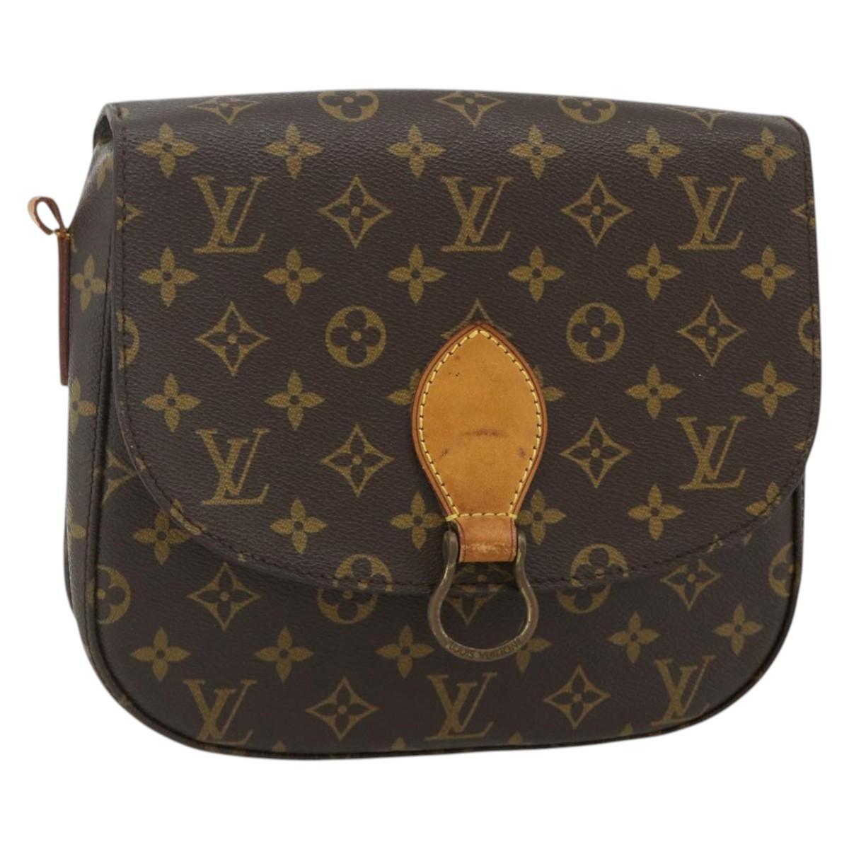 LOUIS VUITTON Monogram Saint Cloud GM Shoulder Bag M51242 LV Auth 176338
