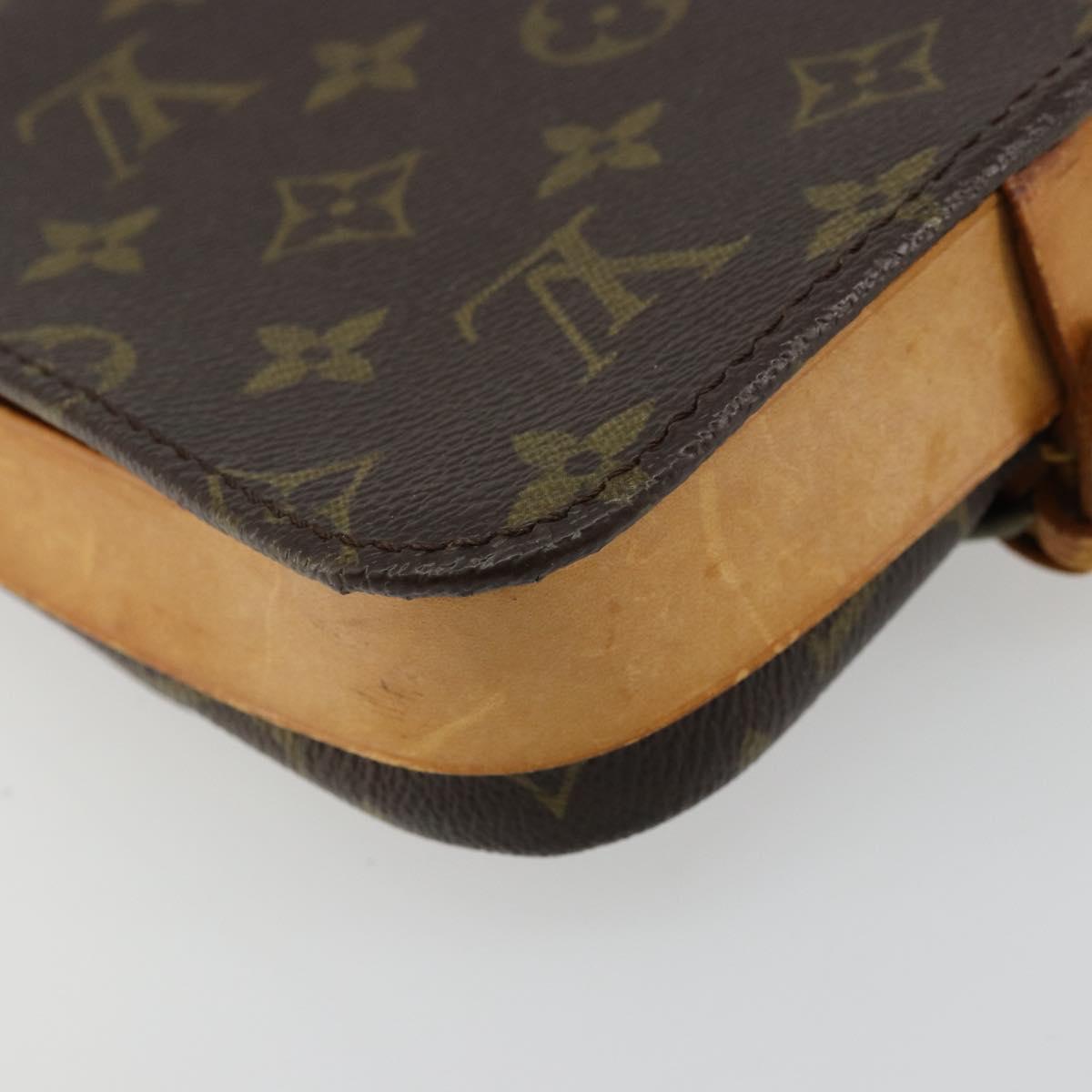 LOUIS VUITTON Monogram Cartouchiere PM Shoulder Bag M51254 LV Auth 176339