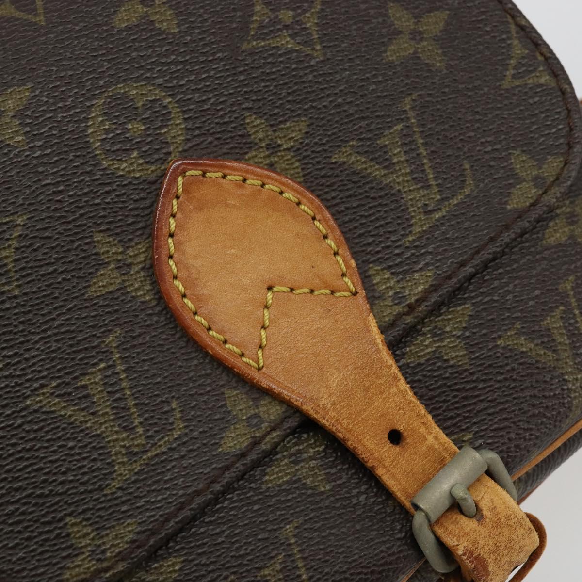 LOUIS VUITTON Monogram Cartouchiere PM Shoulder Bag M51254 LV Auth 176339