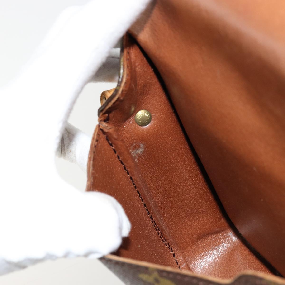 LOUIS VUITTON Monogram Cartouchiere PM Shoulder Bag M51254 LV Auth 176339